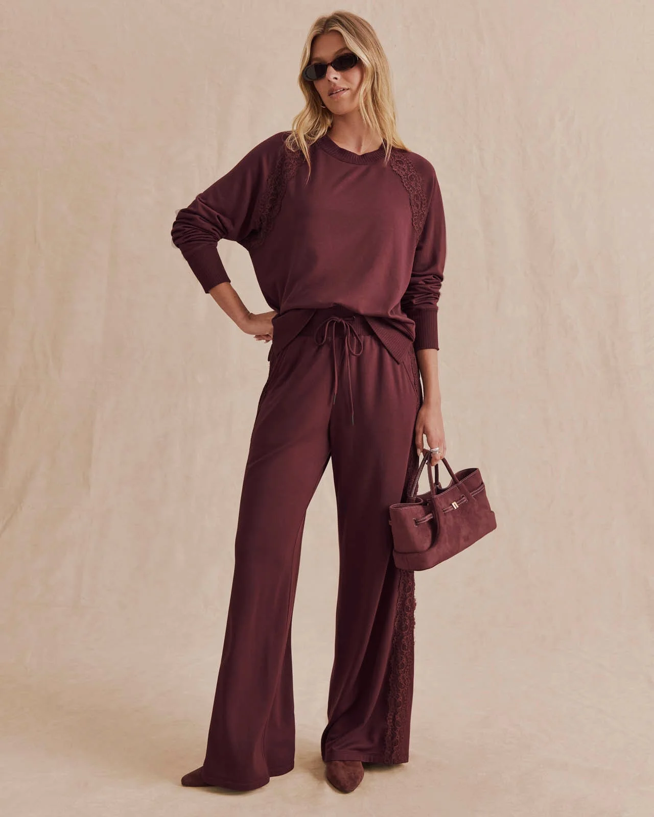 Supersoft Lace Trim Pant - 1