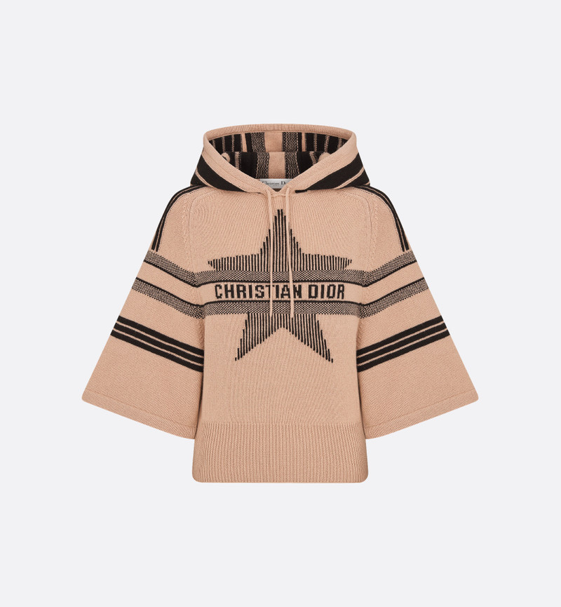 DiorAlps Three-Quarter Sleeve Hooded Sweater 1