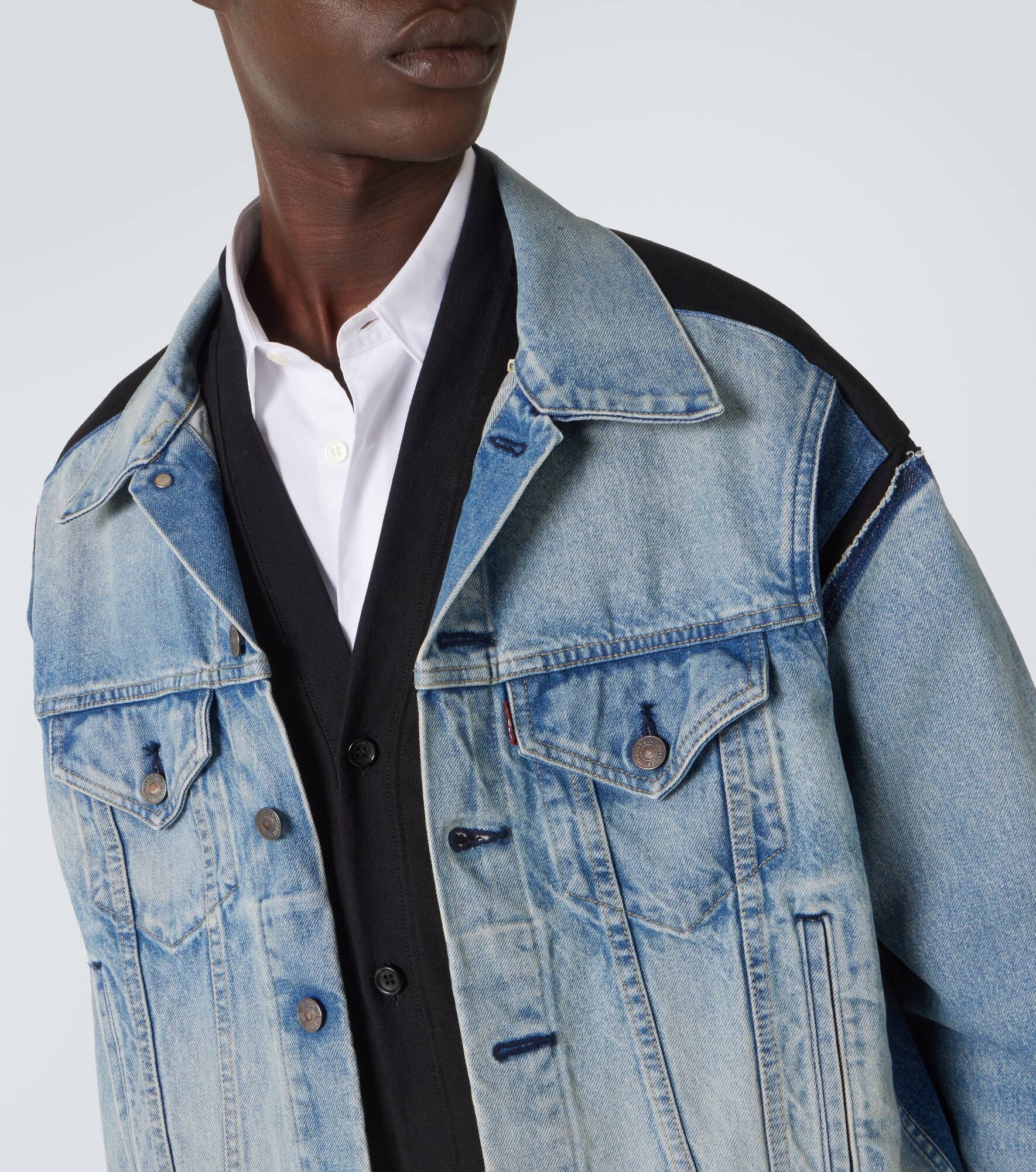 x Levi's® jersey and denim jacket - 6