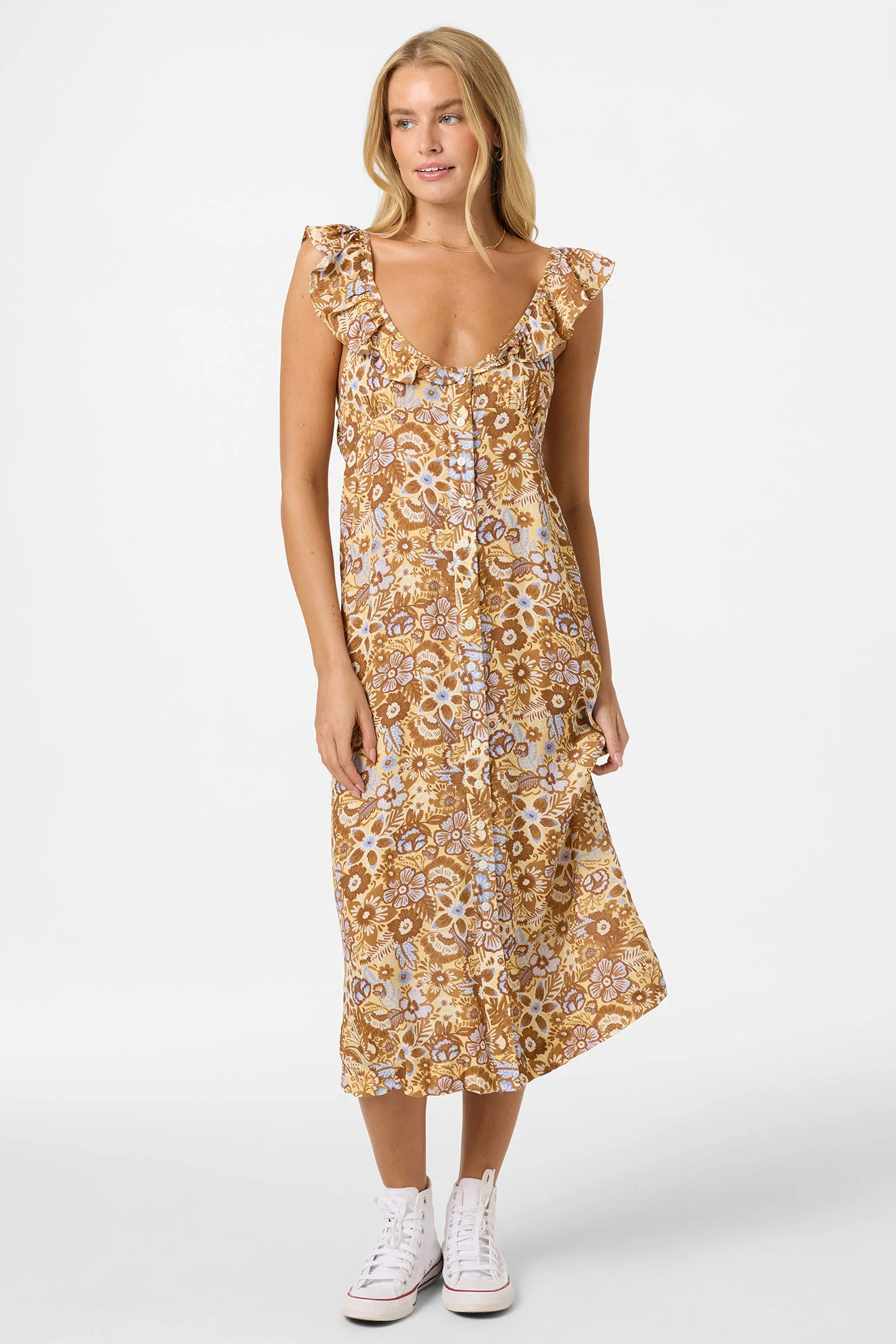 Carrington Izabelle Floral Midi Dress - 1