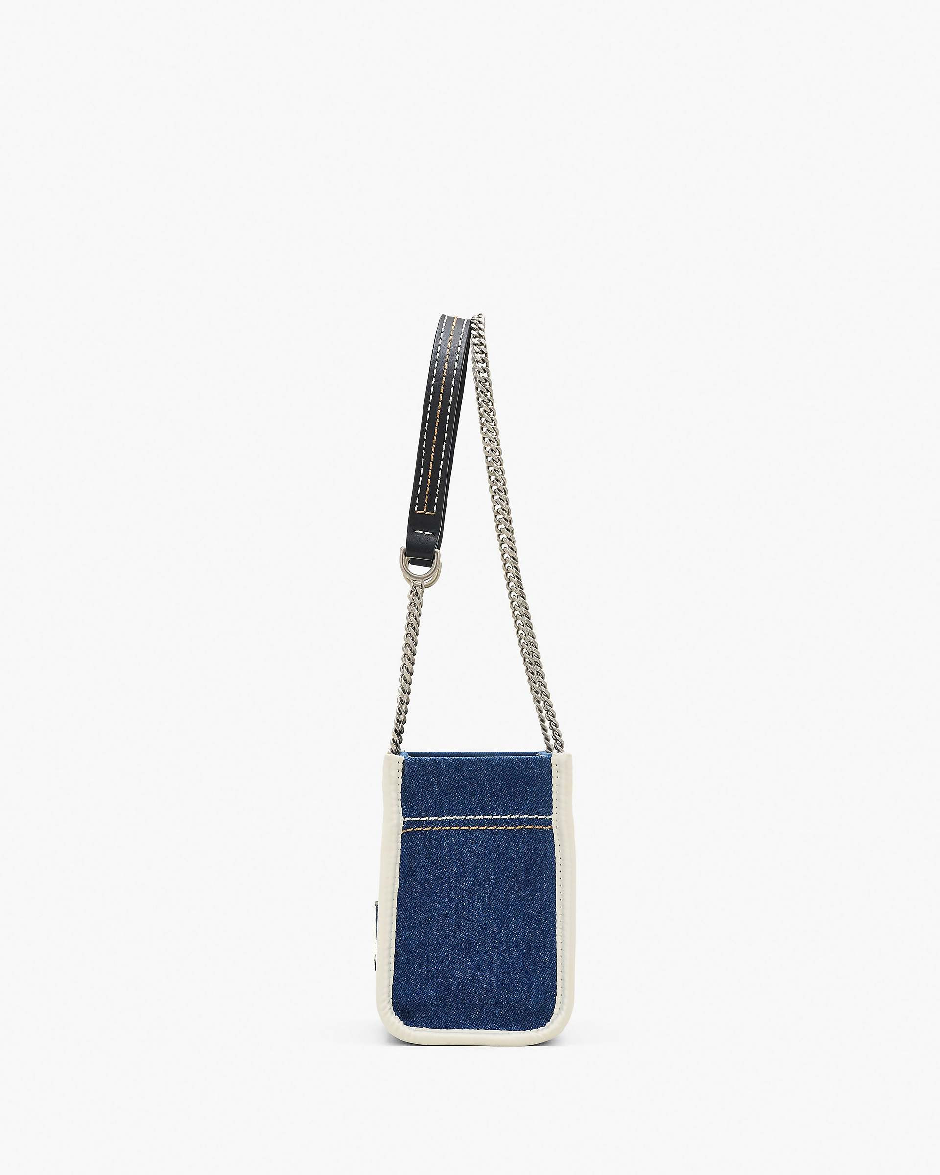 THE DENIM CHAIN CROSSBODY TOTE BAG - 6