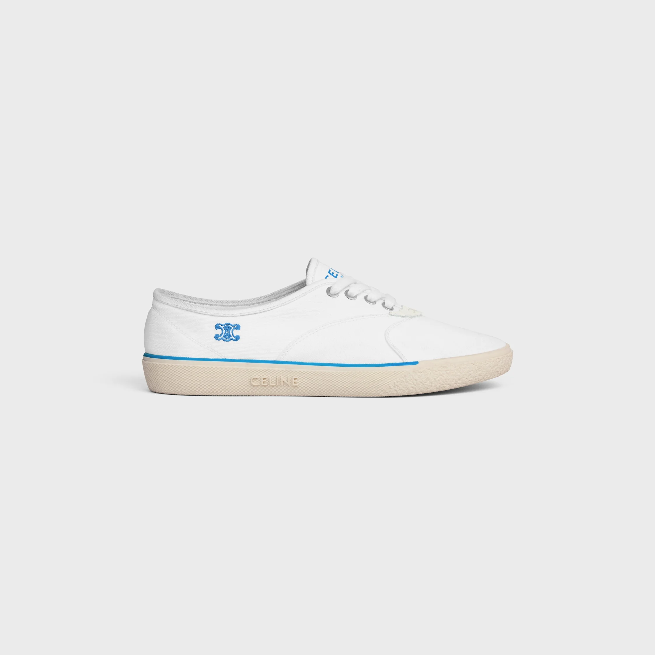 ALAN SNEAKER IN CANVAS AND SUEDE CALFSKIN - 1