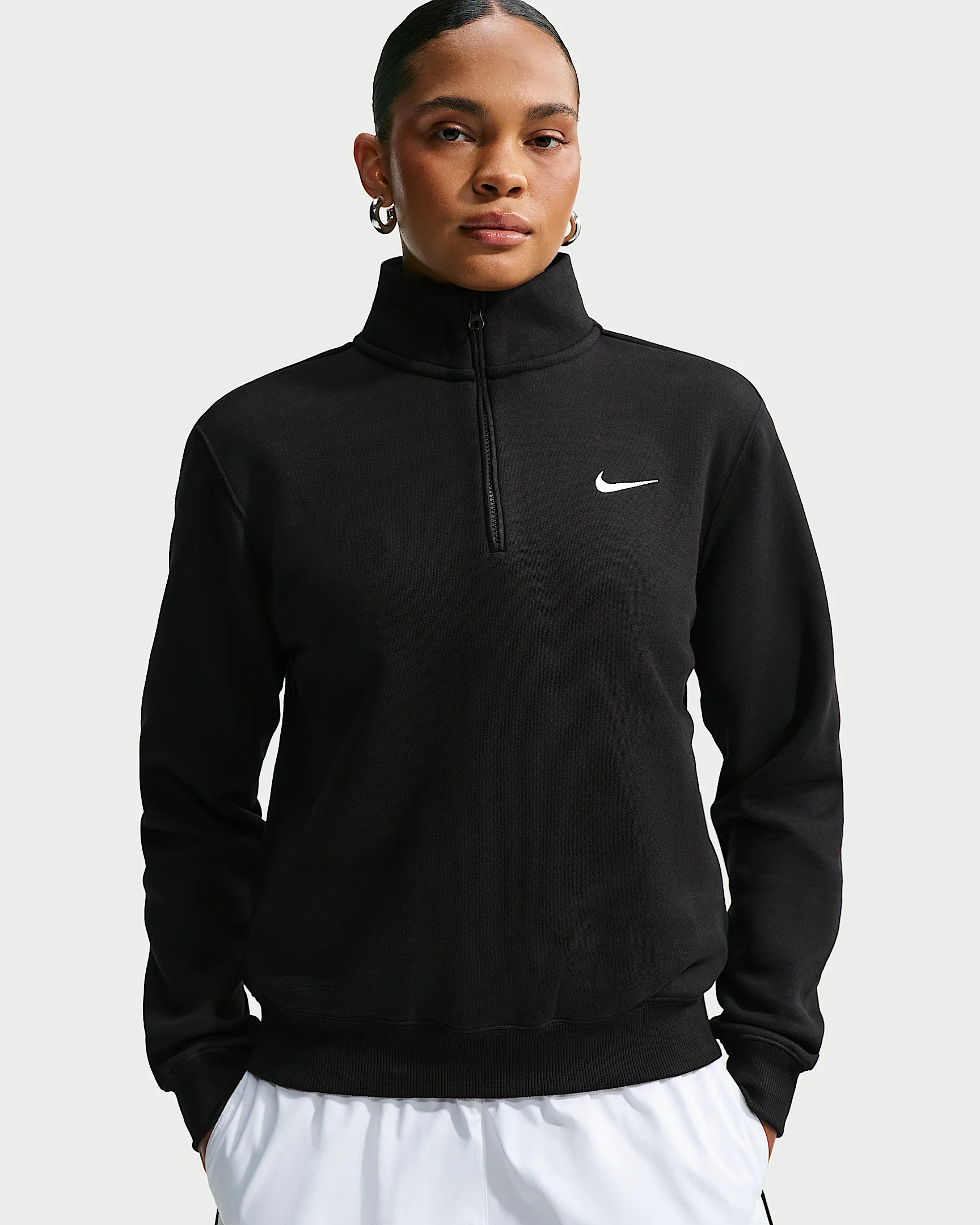 Nike Studio Fleece Medium Weight Women's 1/4-Zip Top - 1