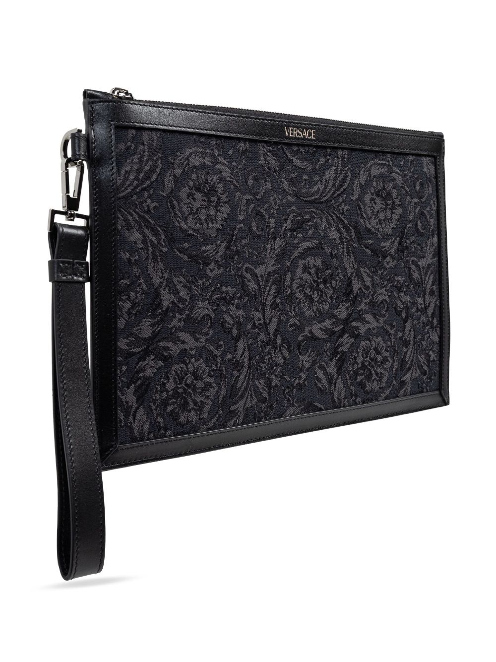 Barocco-jacquard clutch bag - 4