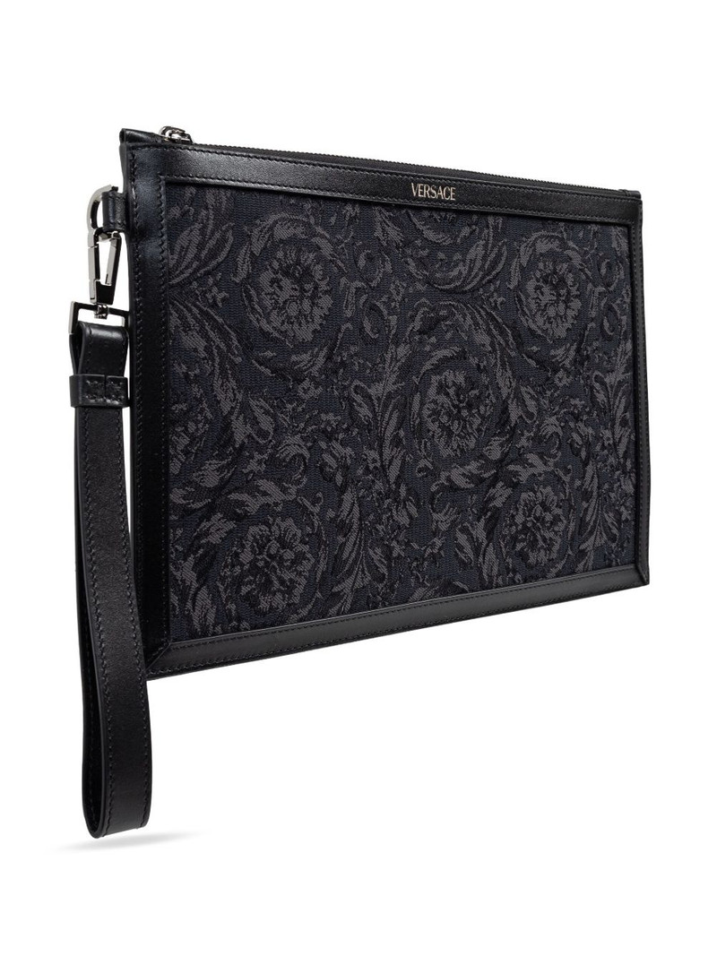 Barocco-jacquard clutch bag 4