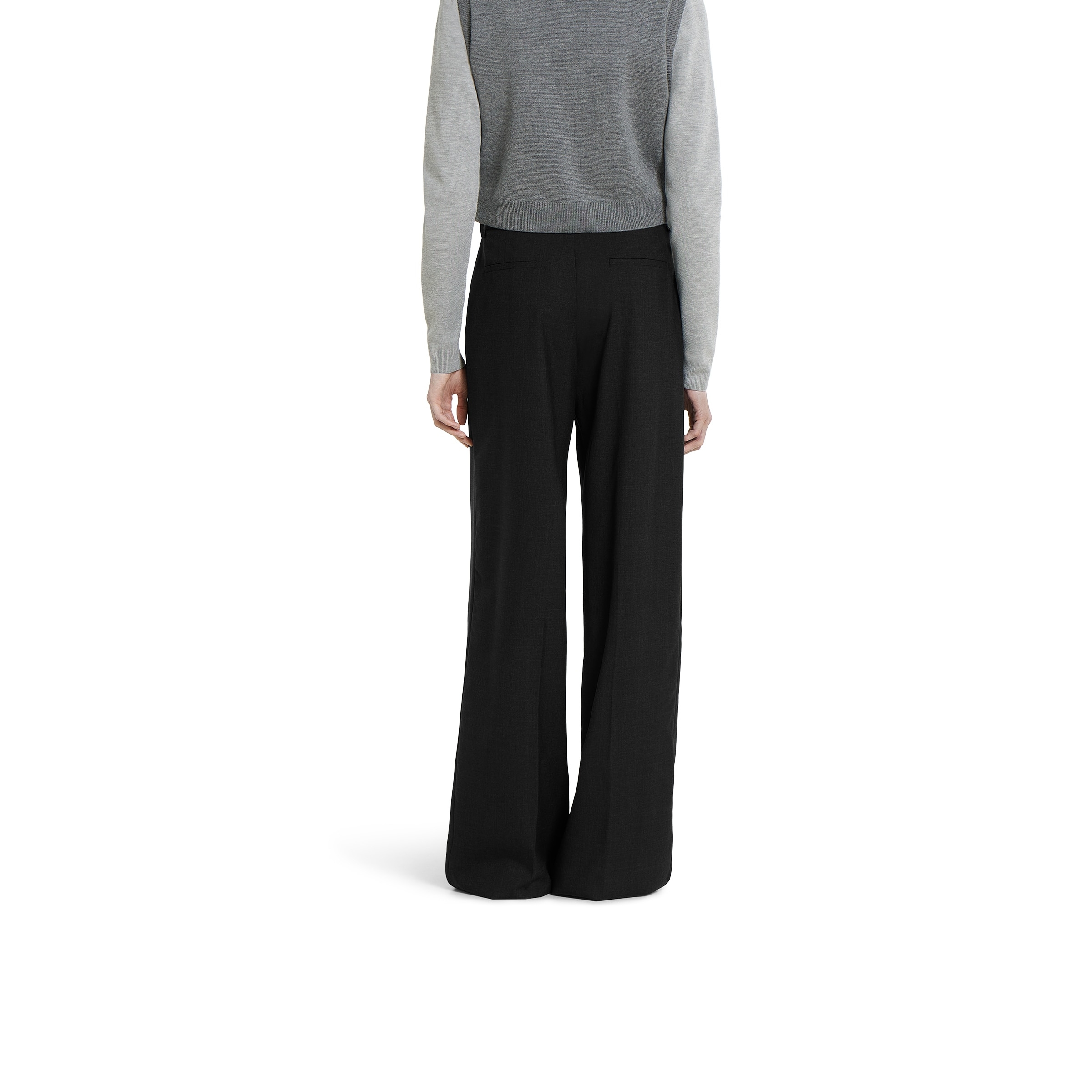 Wool pants with logo - 4