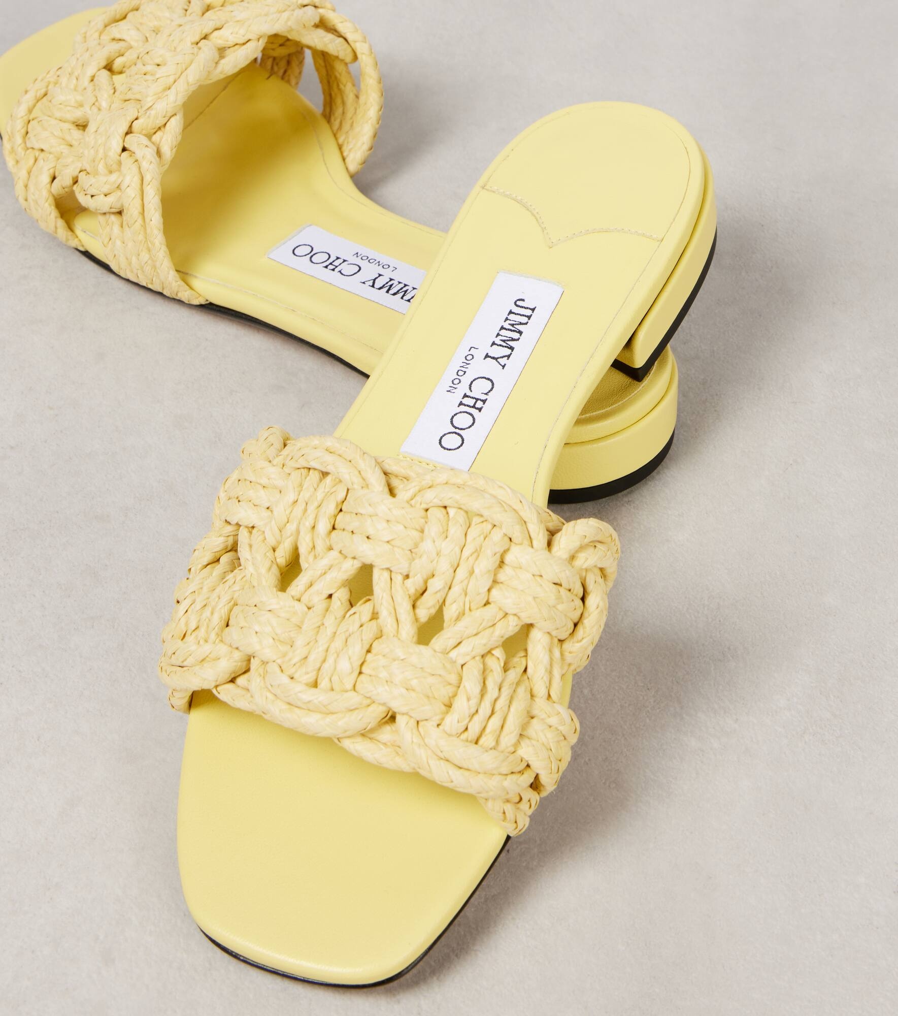 Chara woven raffia sandals - 5
