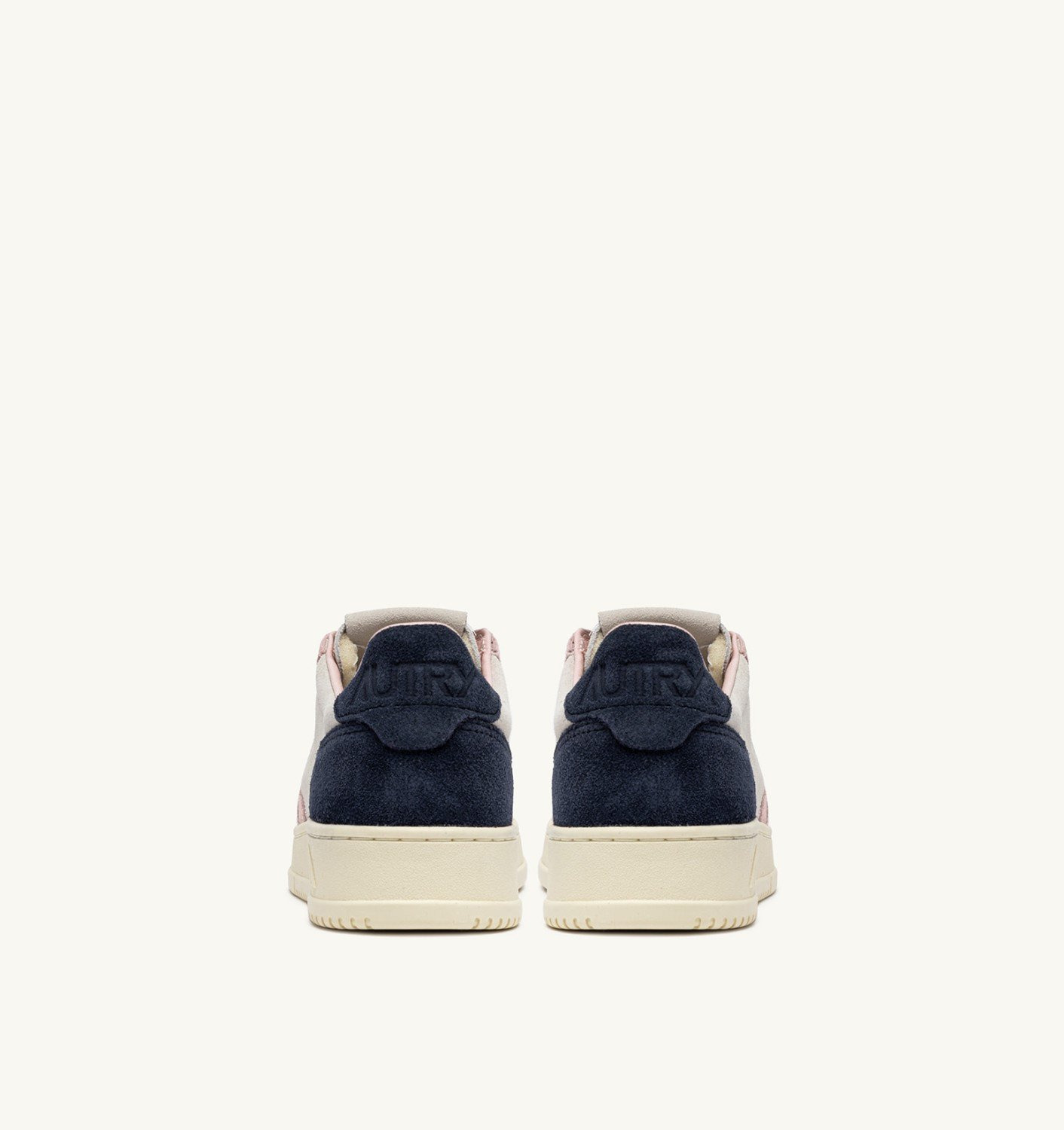 MEDALIST LOW SNEAKERS IN TRICOLOR ROSEMARY AND ATLANTIC SUEDE - 3
