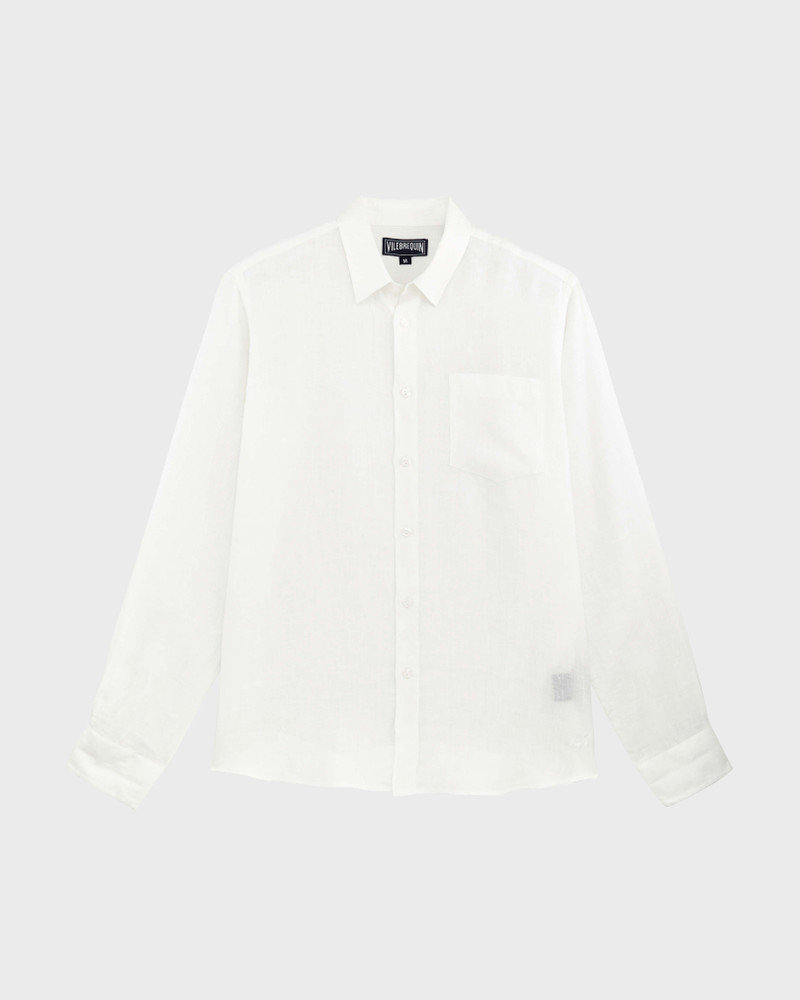 MEN LINEN SHIRT SOLID 1