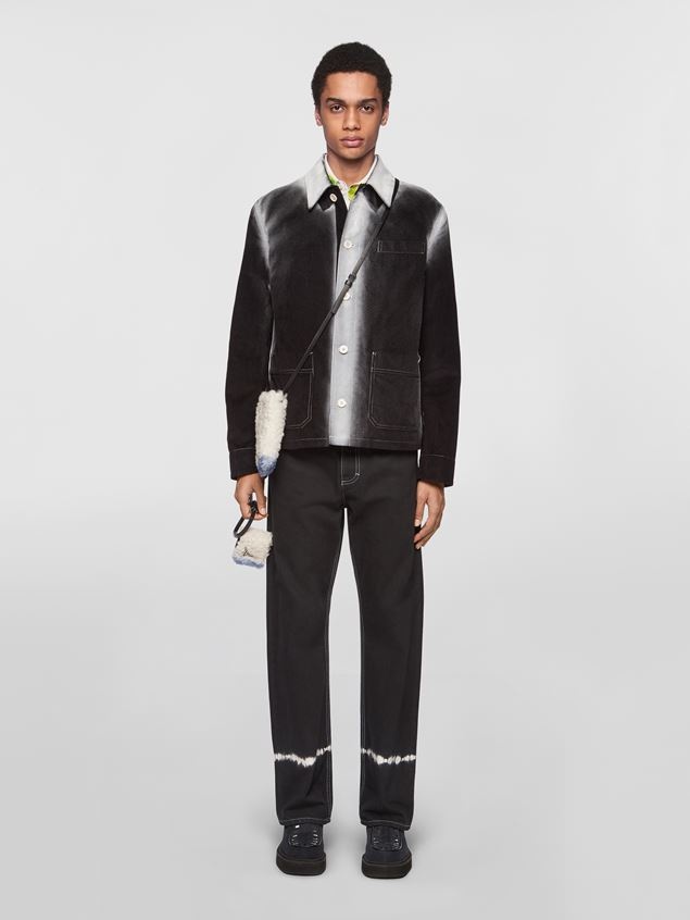 5-POCKET TROUSERS IN GARMENT-DYED BULL DENIM - 2