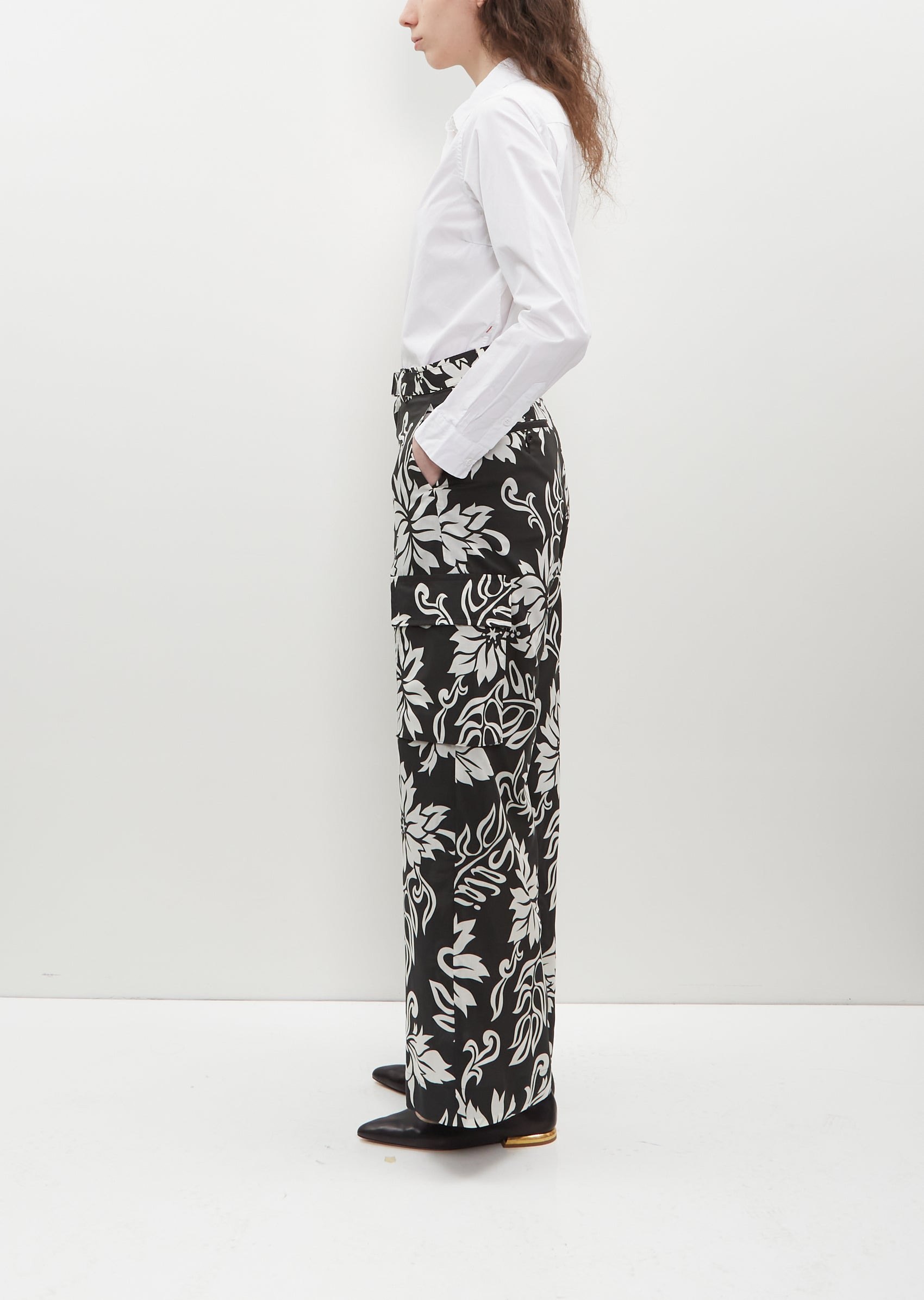 Floral Print Pants - 2