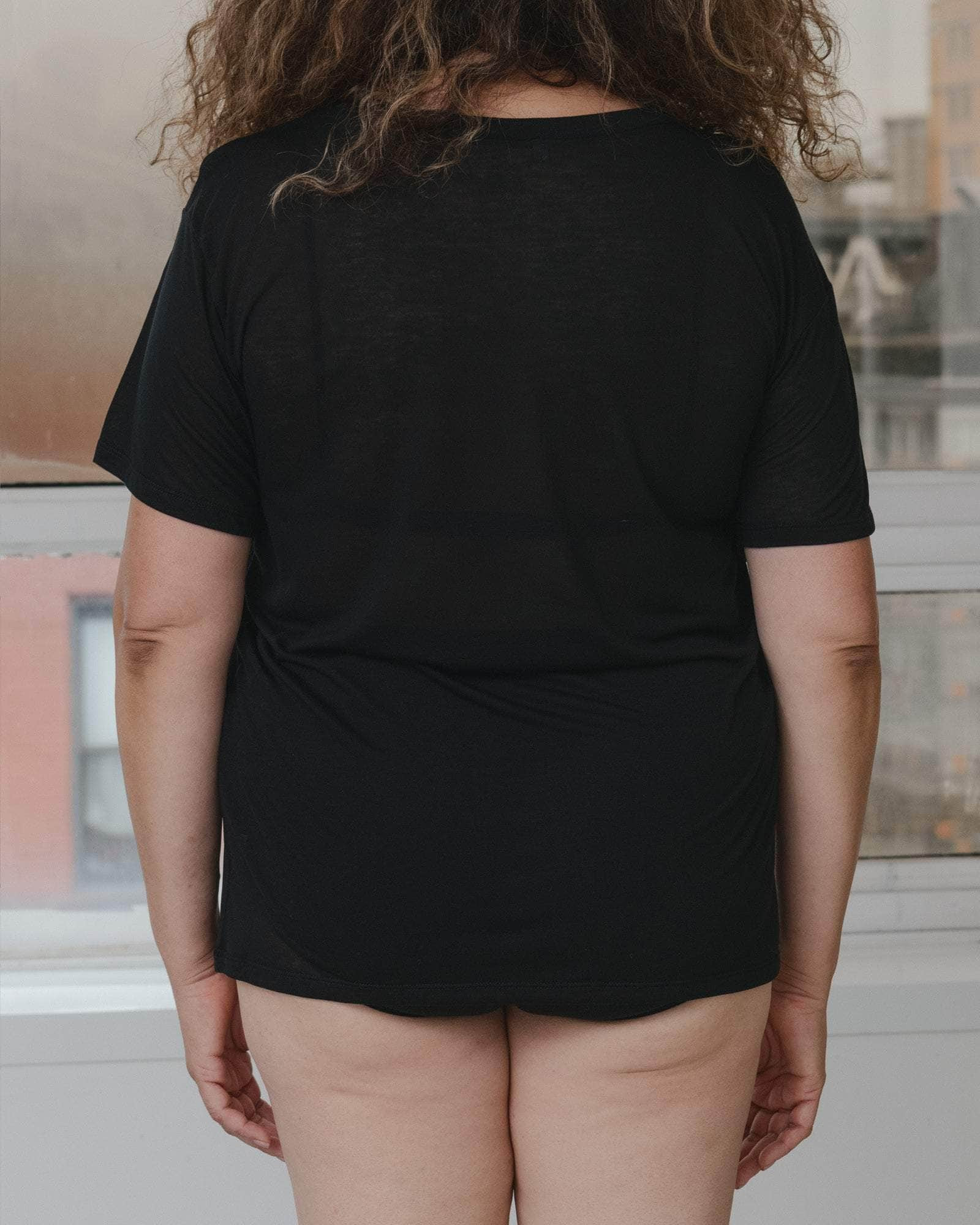 Loose Tee Shirt - Bamboo Lyocell - 4