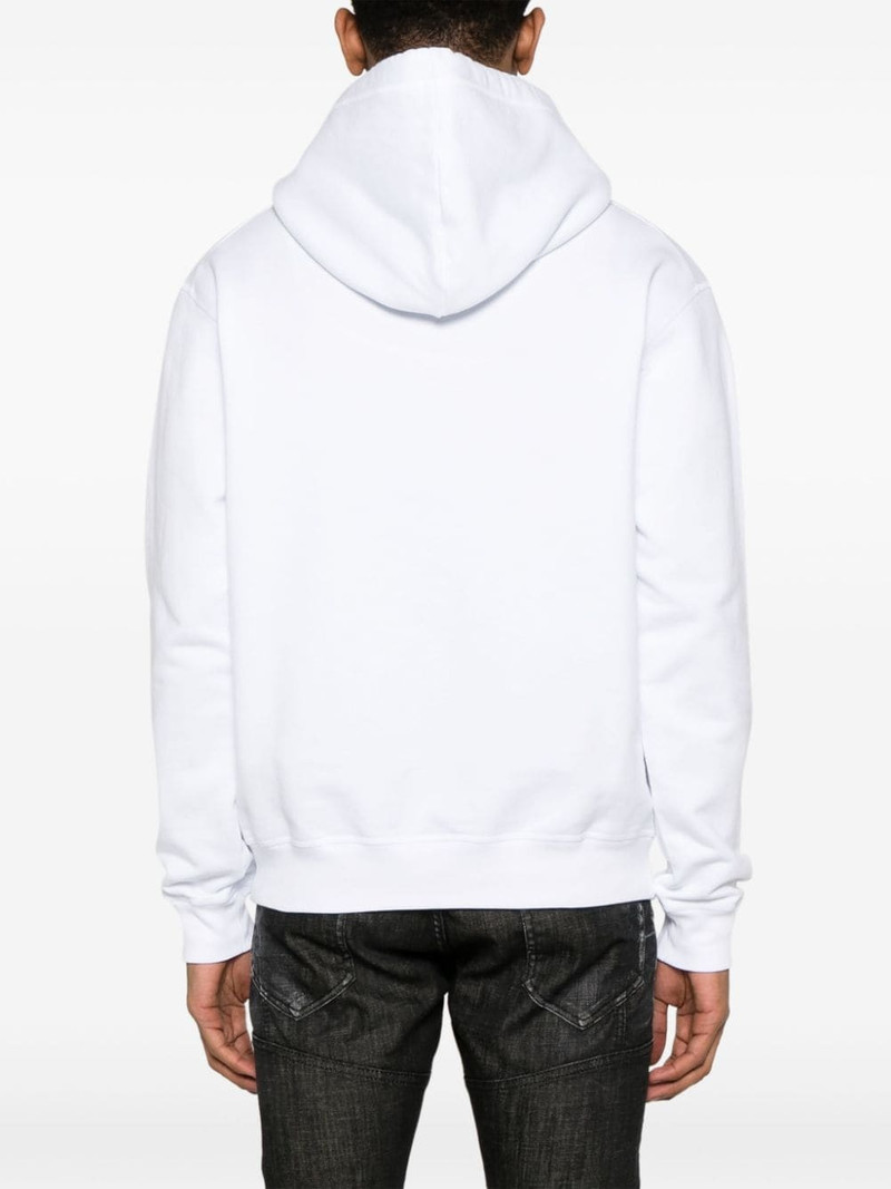 logo-appliquÃ© cotton hoodie 4