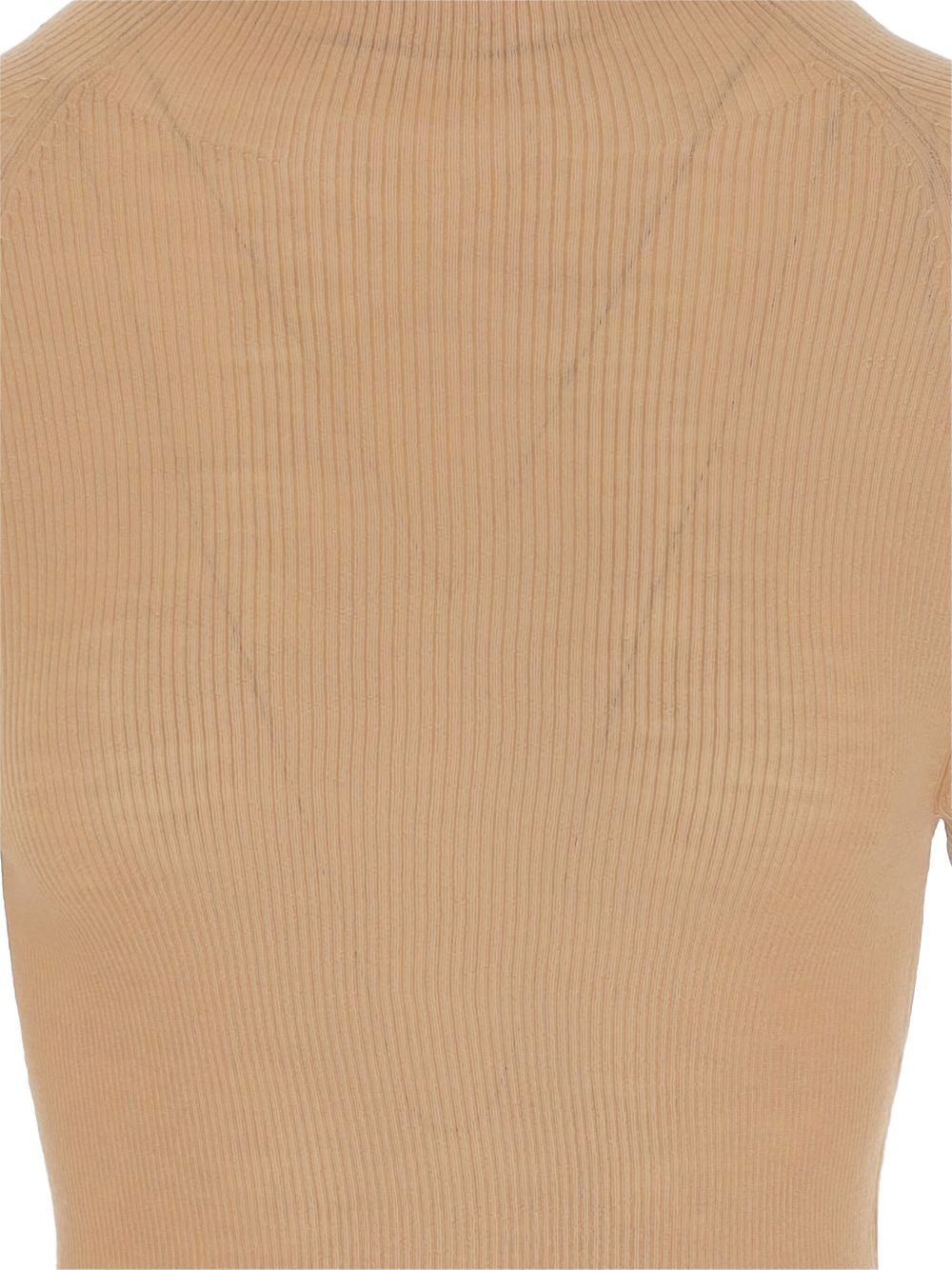 ribbed high-neck sweater - 3