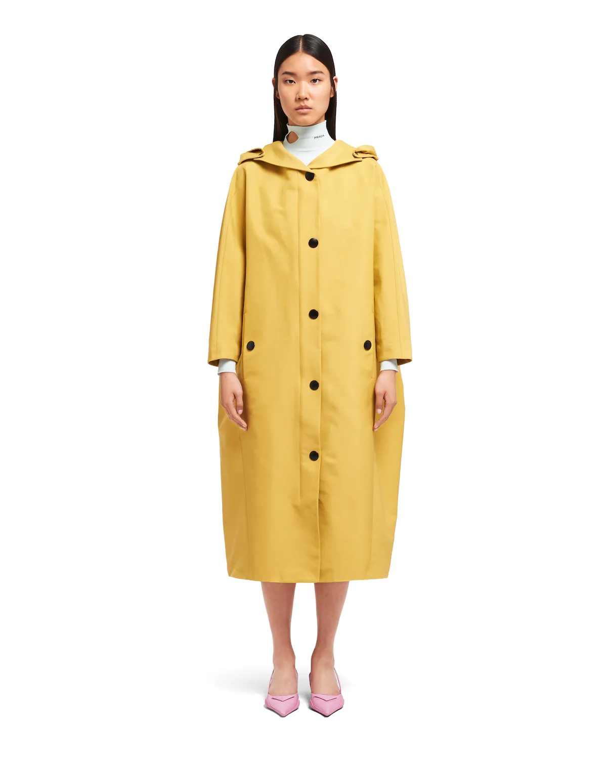 Canvas hooded raincoat - 2