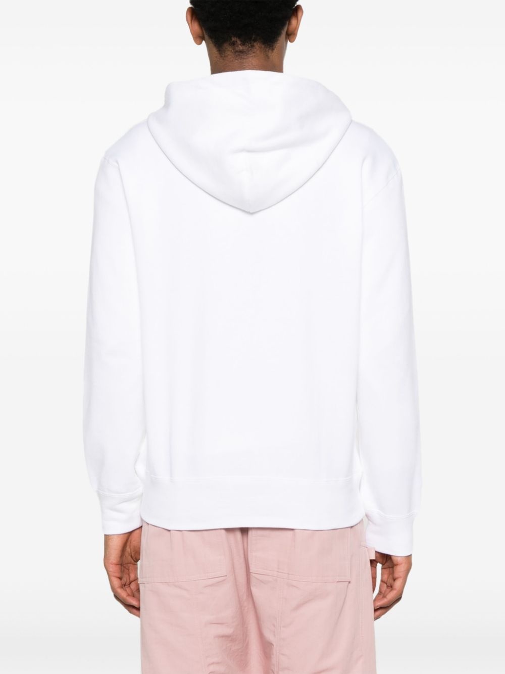 heart-patch zipped hoodie - 4