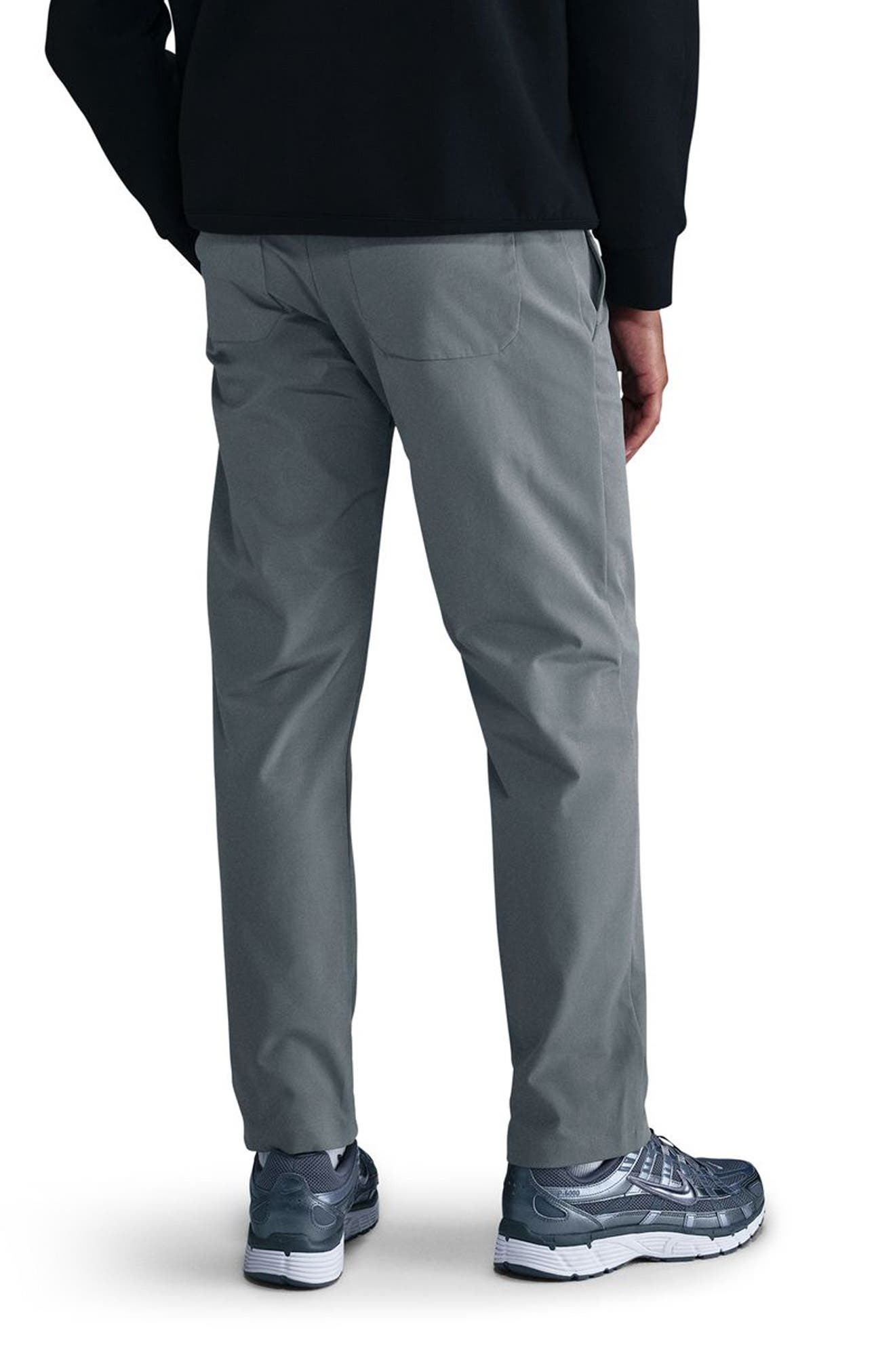 Nike 24.7 PerfectStretch Dri-FIT Regular Fit Flat Front Pants in Smoke Grey/Nano Grey at Nordstrom - 2