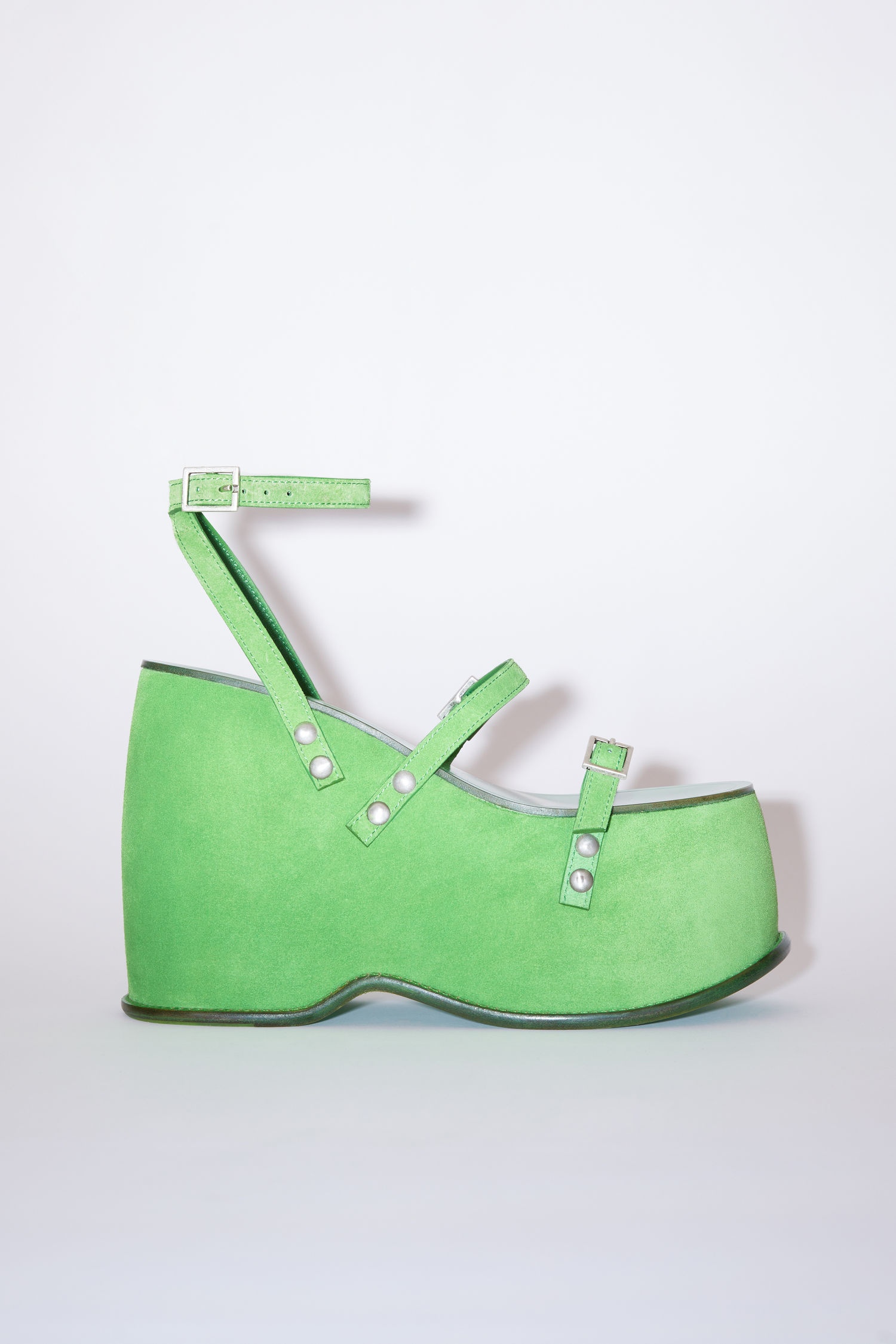 Platform sandal - Green - 1