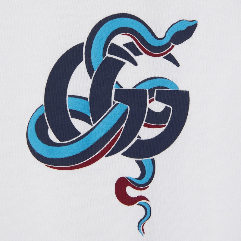 Printed medium cotton jersey T-shirt 7