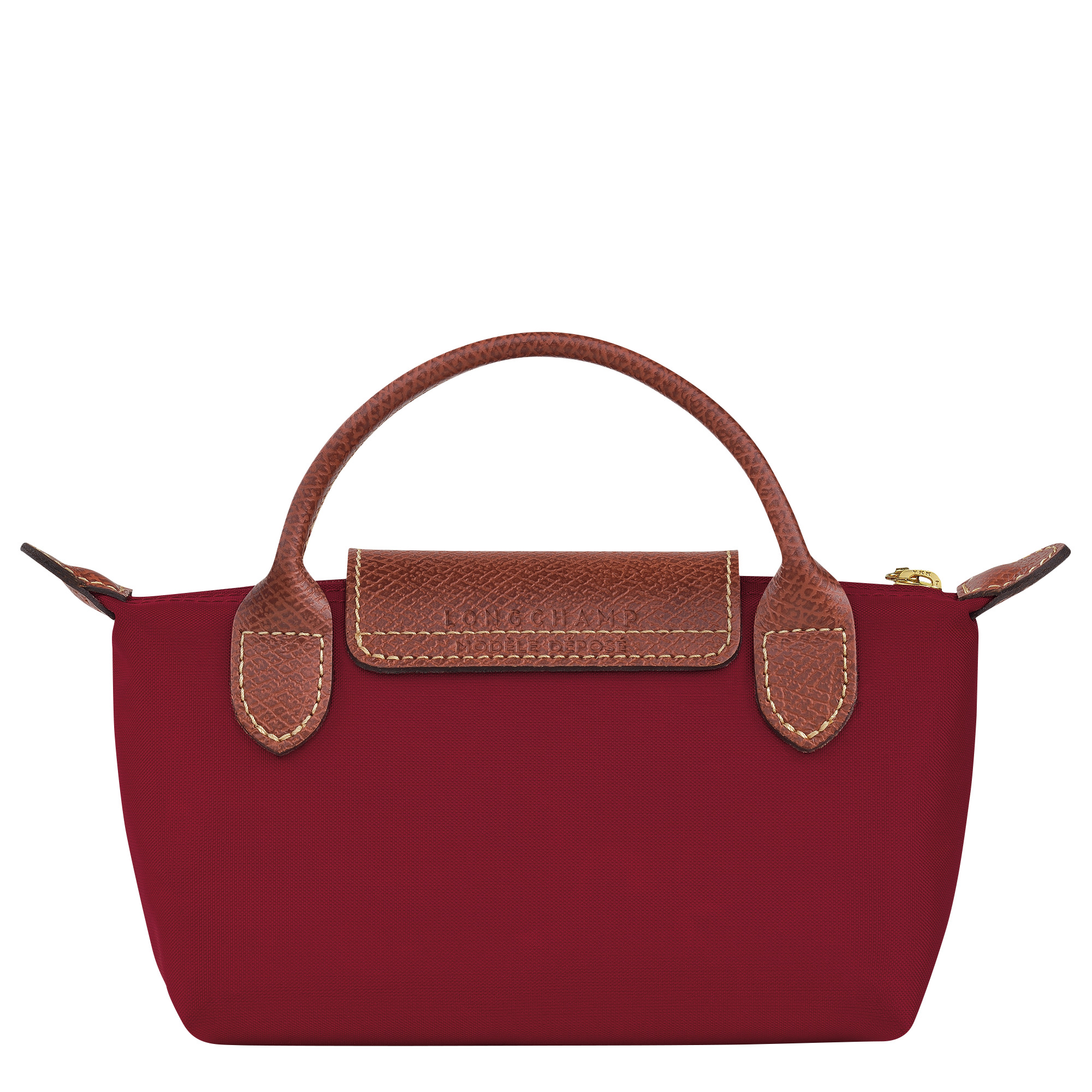 Le Pliage Original Pouch with handle Red - Recycled canvas - 4