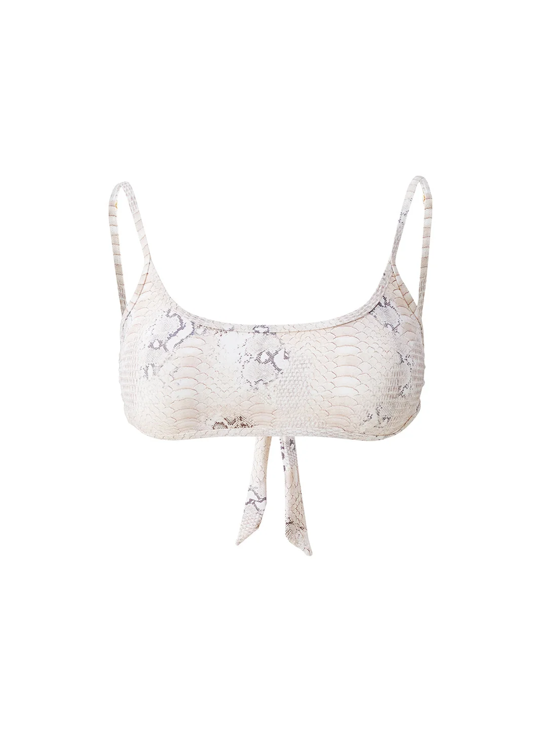 CASSIS LIZARD BIKINI TOP - 1