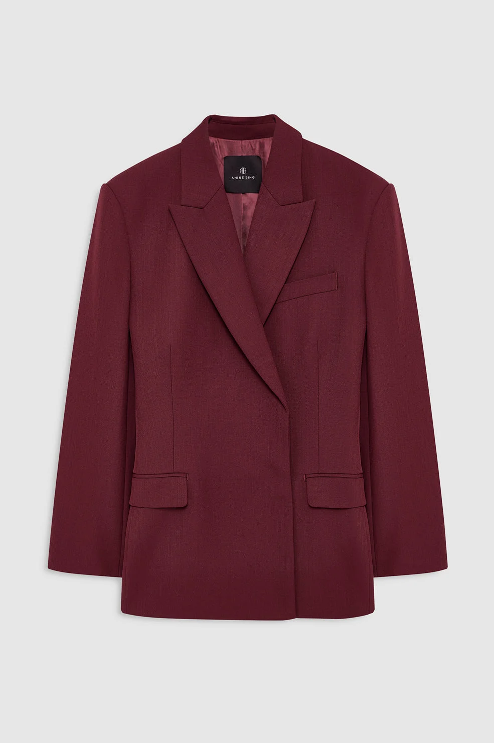 Aretha Blazer - Burgundy - 1