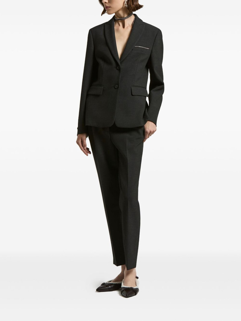 PESERICO embellished pocket blazer outlook