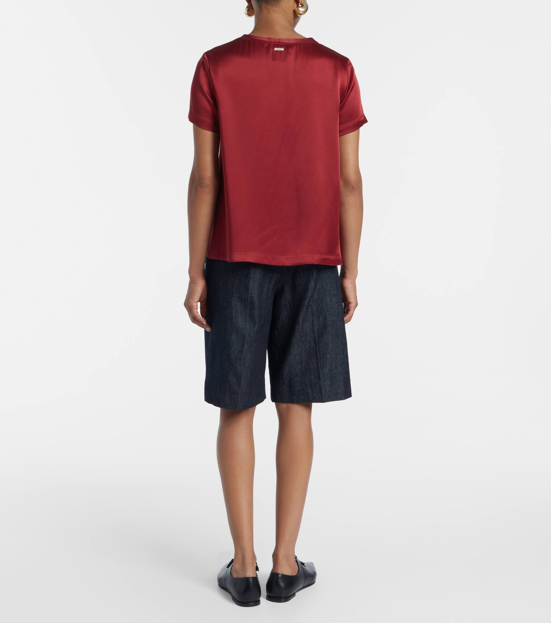 Rebecca satin T-shirt - 3