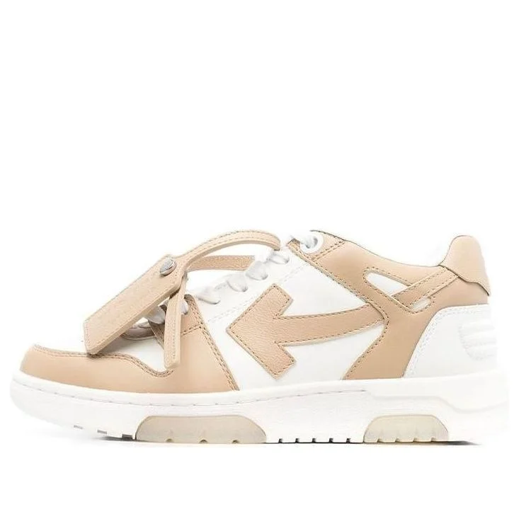 (WMNS) Off-White Out Of Office Low-Top Sneaker 'Tan White' OWIA259S22LEA0010117 - 1