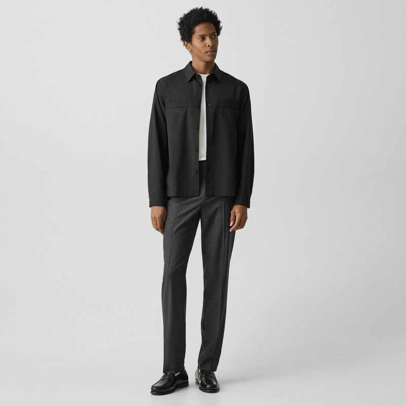 Theory Utility Overshirt in Motion Wool outlook