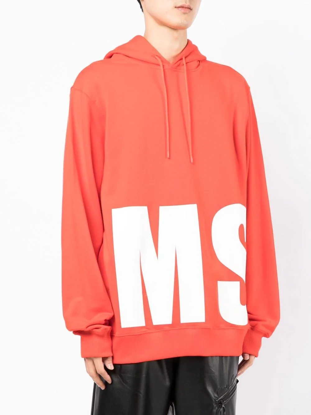 logo print hoodie - 3