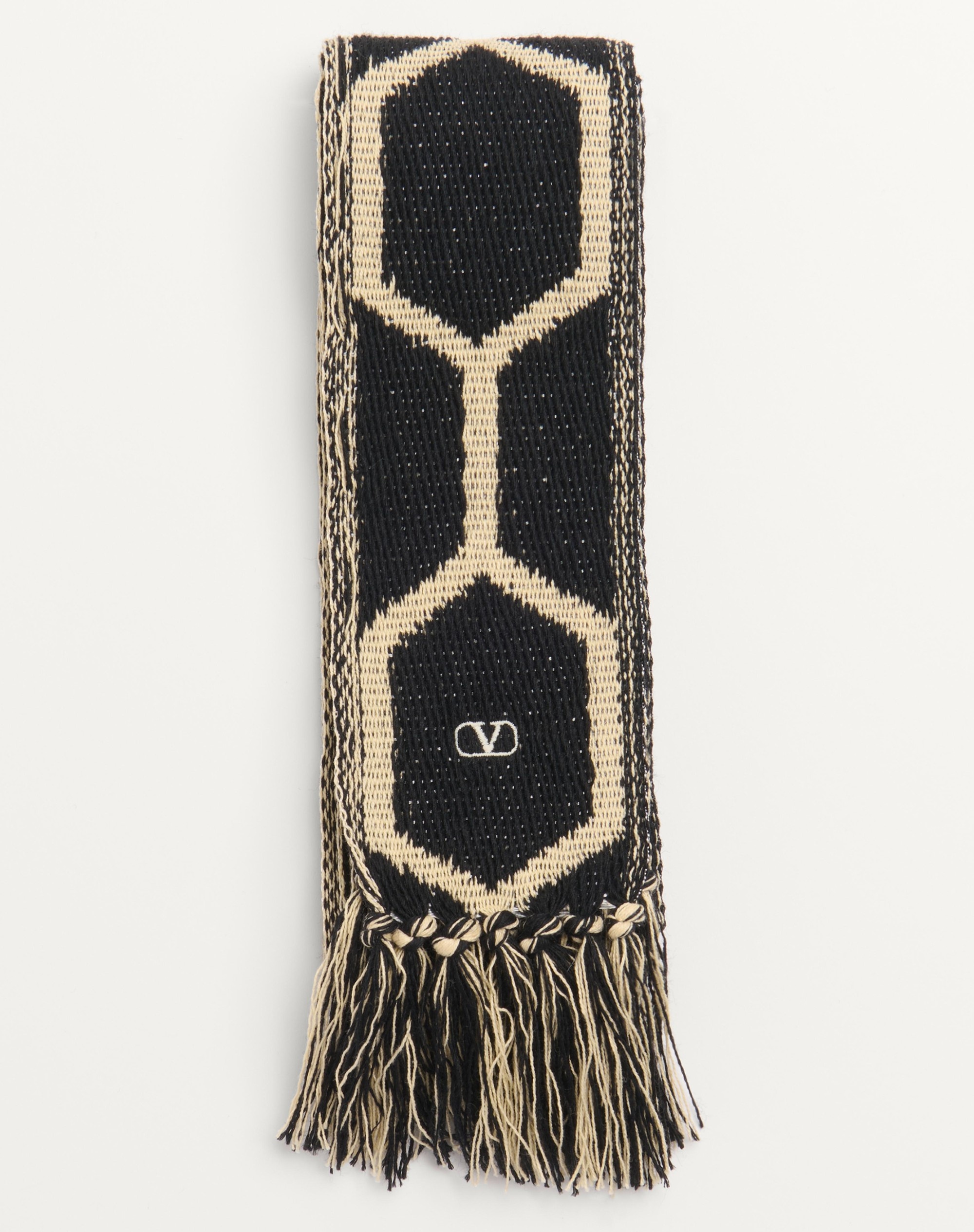 ANTIBES COTTON SCARF WITH FRINGE - 6