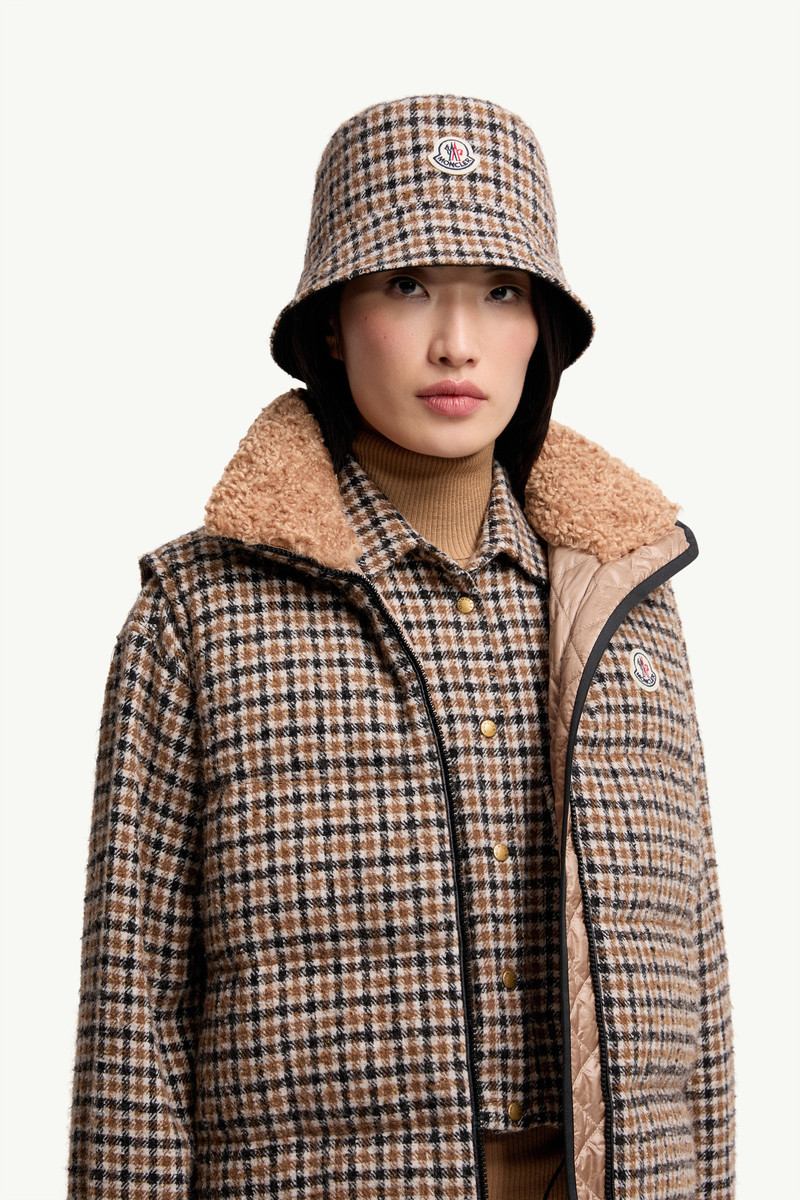 Moncler Reversible Wool Blend Bucket Hat outlook