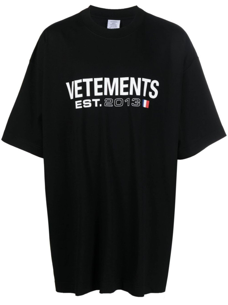 logo-print T-shirt - 1