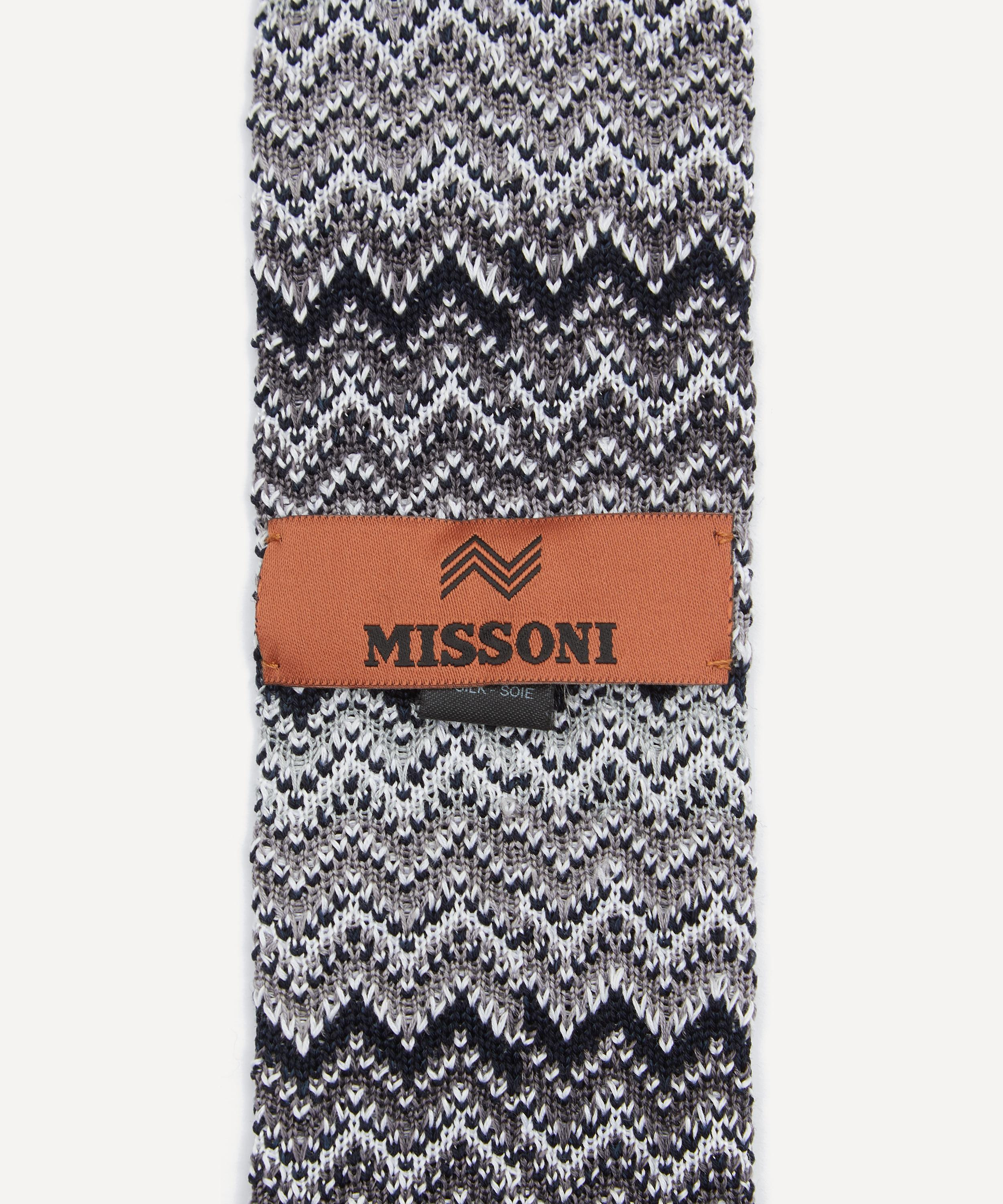 Grey Knitted Tie - 3