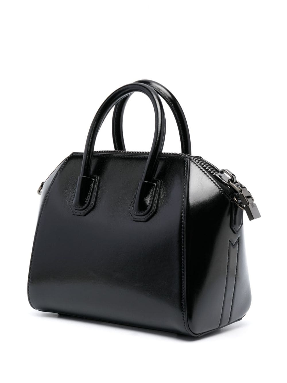 small Antigona leather tote bag - 3