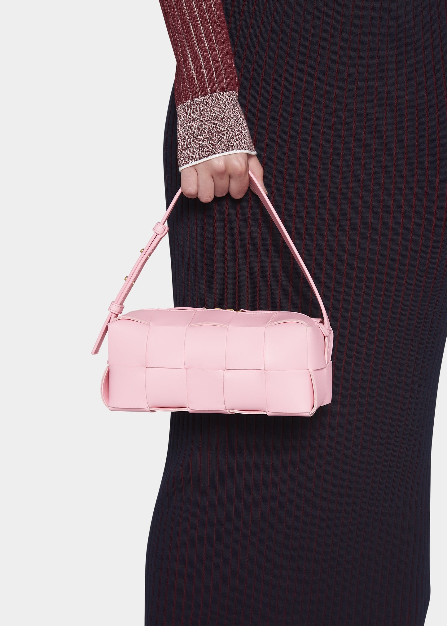 Brick Cassette Small Intrecciato Shoulder Bag - 2