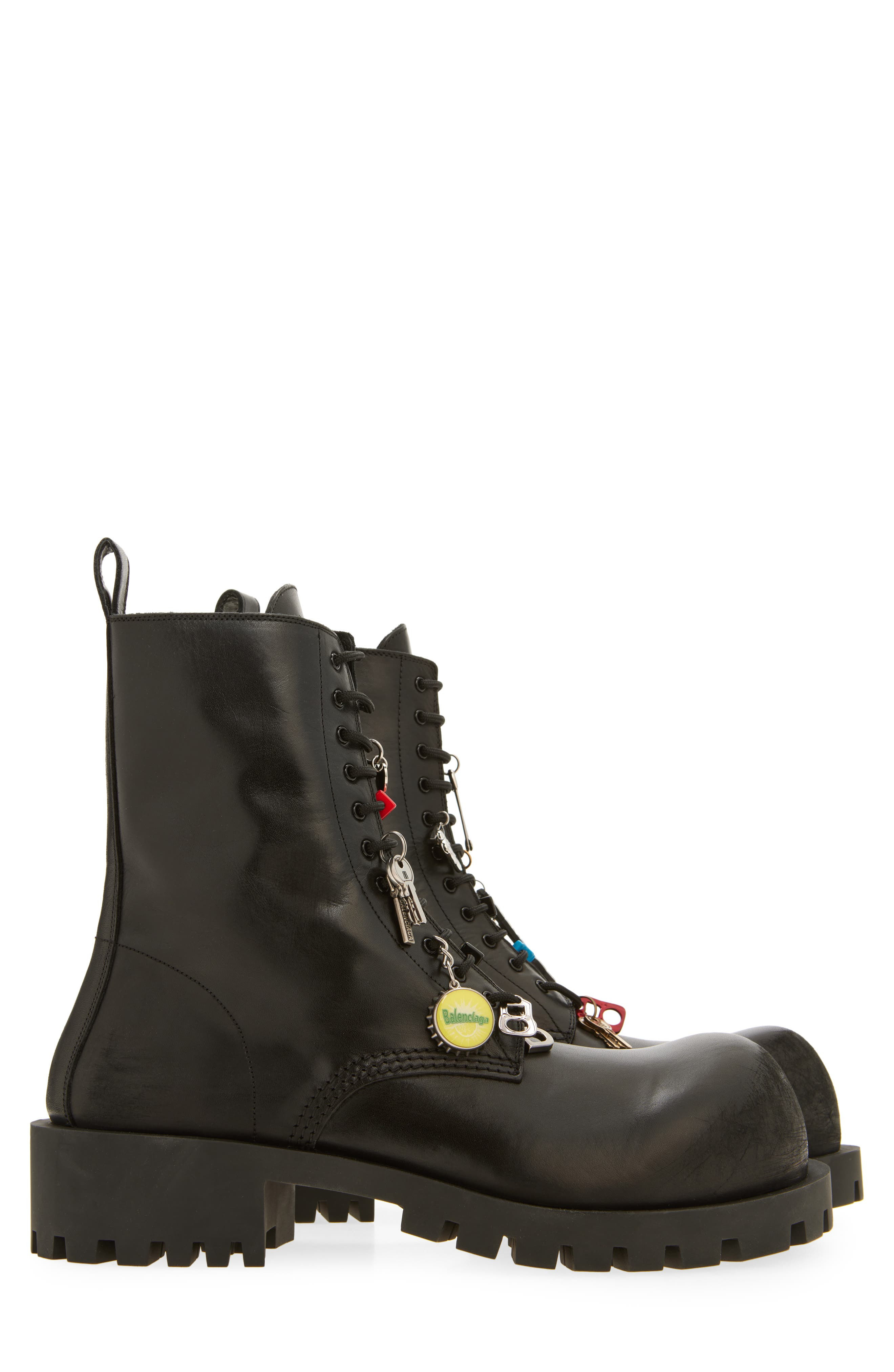 Balenciaga Hummer Combat Boot in 1080 Black at Nordstrom - 3