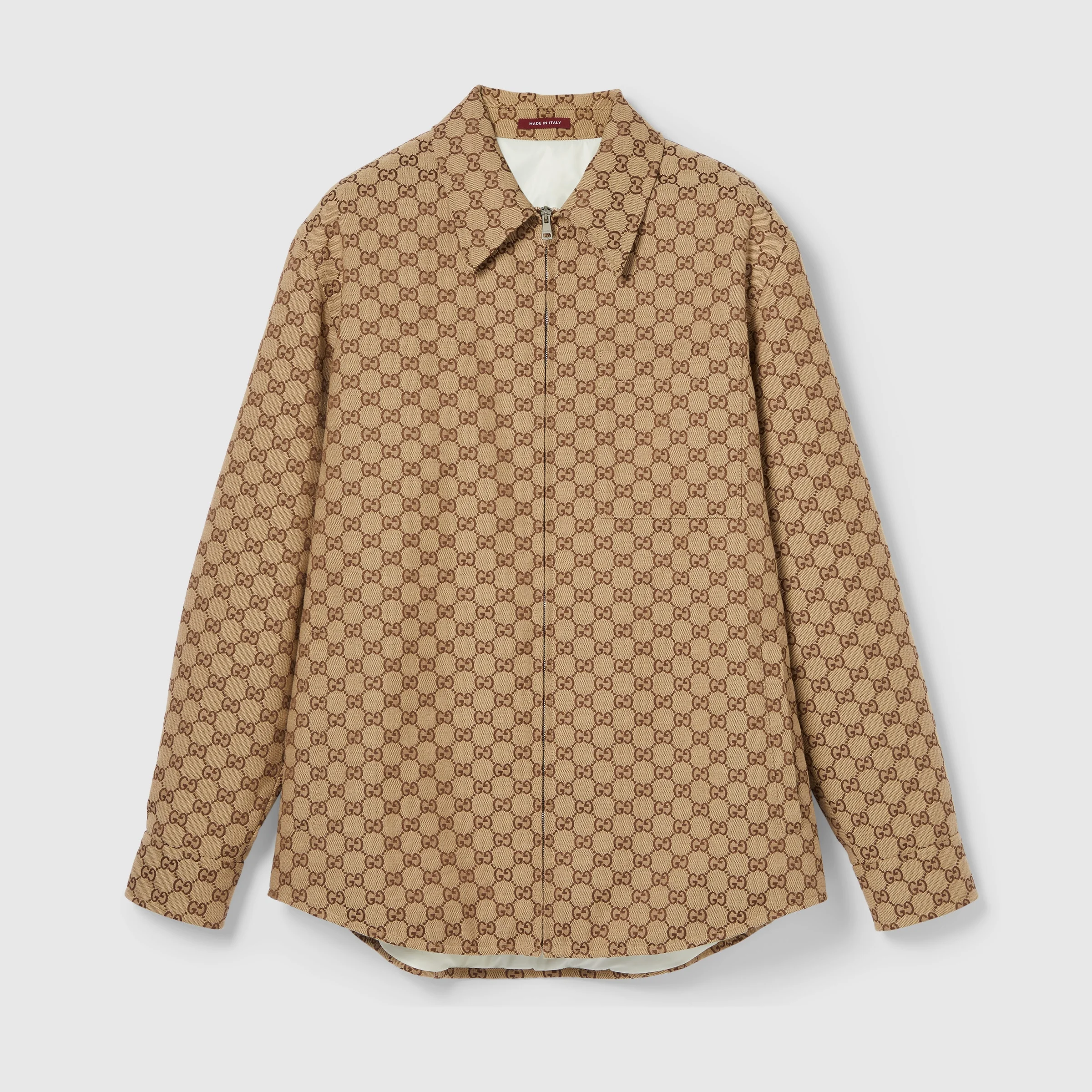 GG canvas overshirt - 1