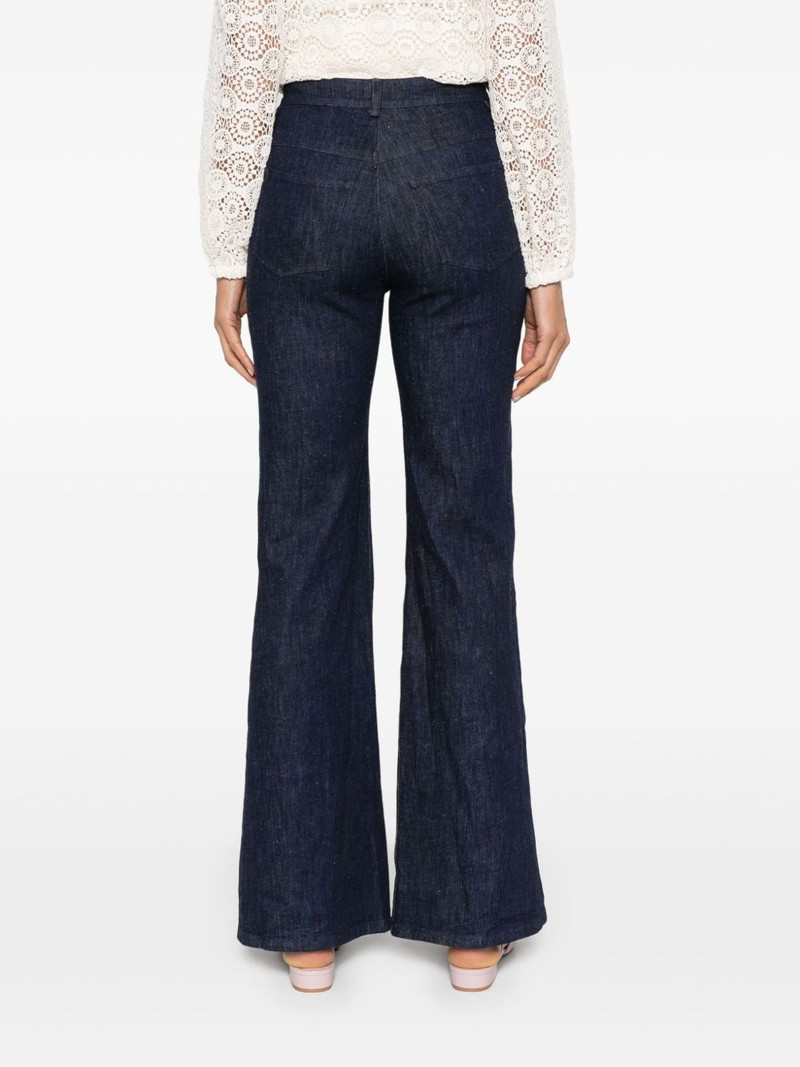 mid-rise bootcut 청바지 4