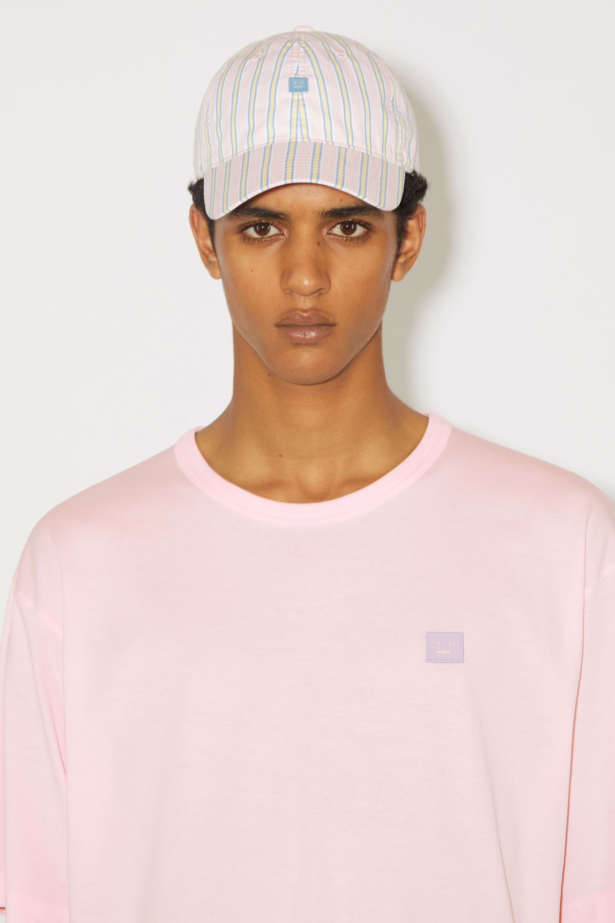 Crew neck t-shirt - Relaxed fit - Light pink - 4