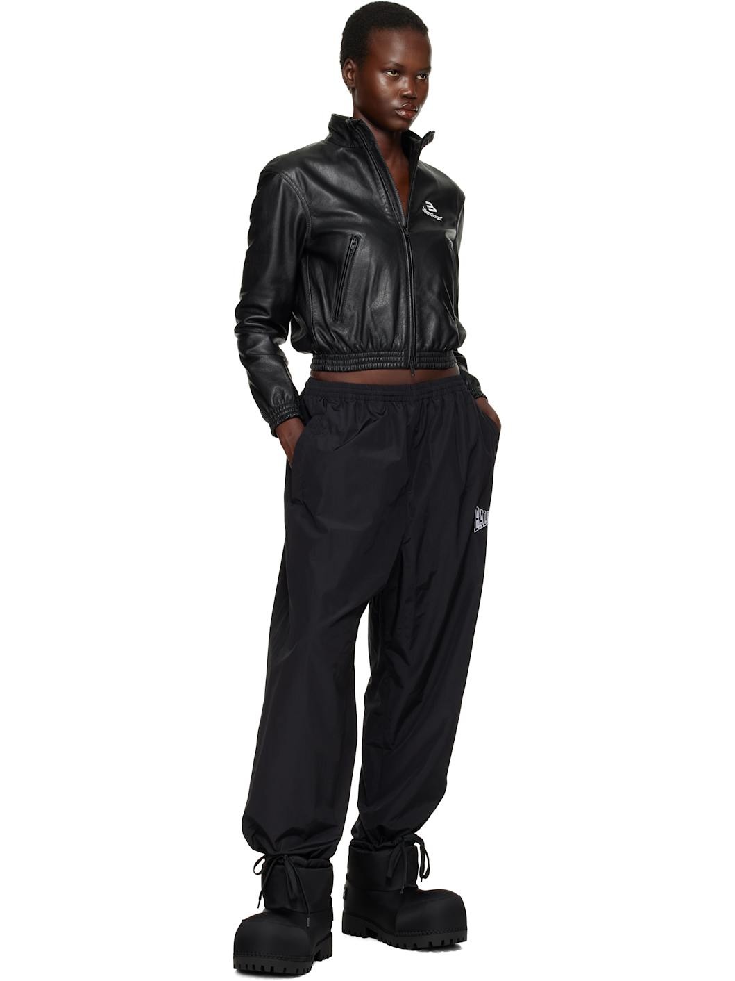 Black 'Balenciaga Boxing' Track Pants - 4