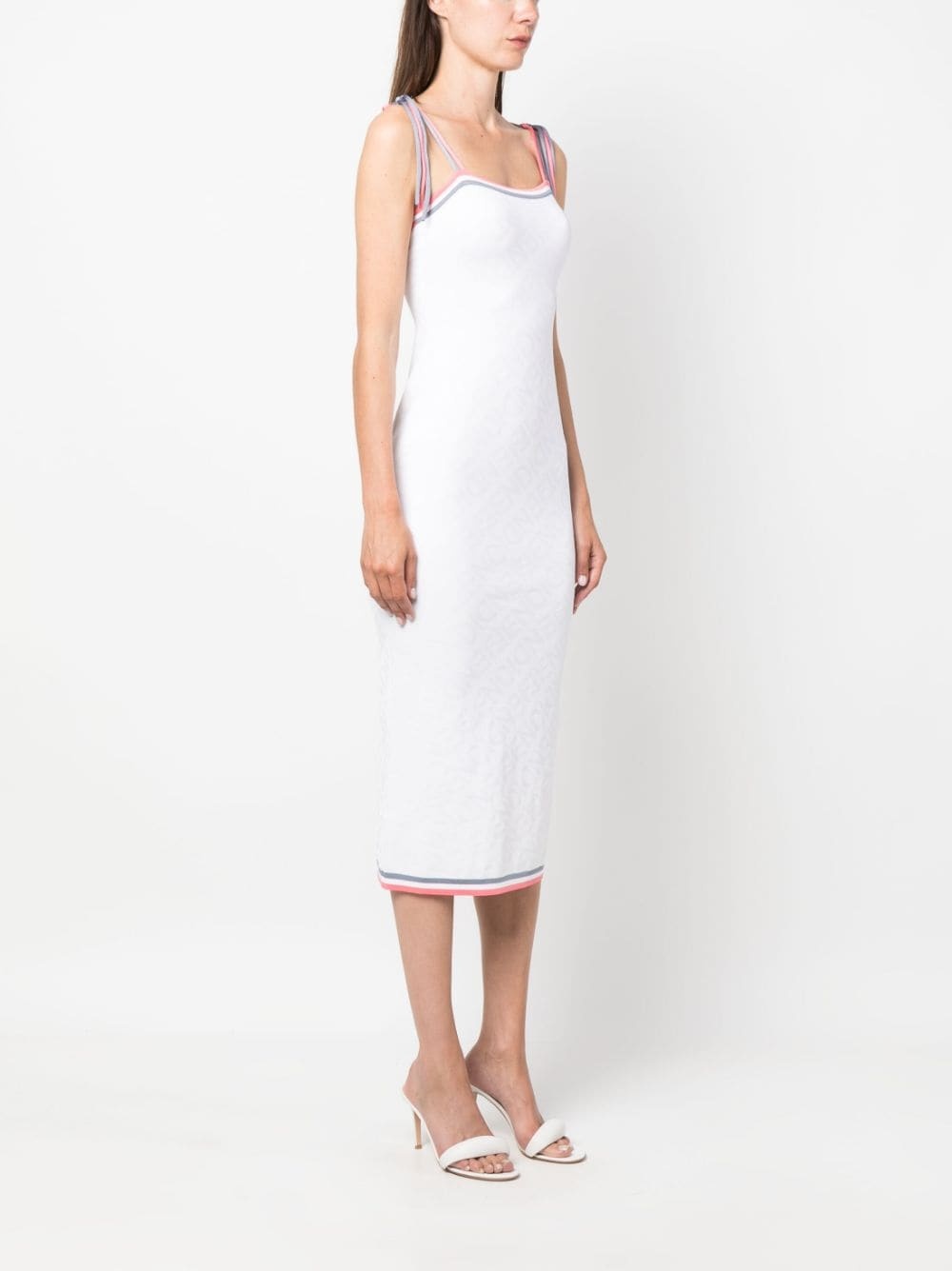monogram midi dress - 3