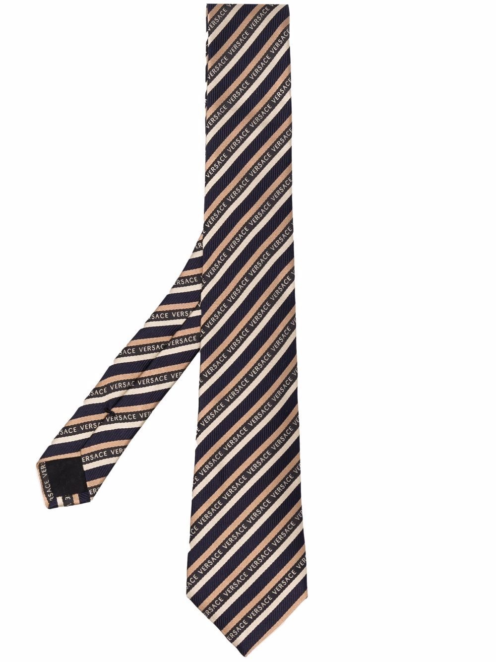 diagonal-stripe tie - 1