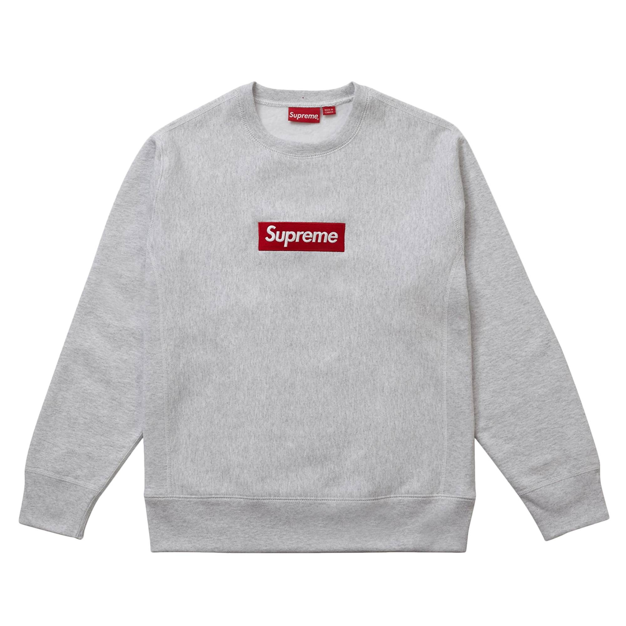 Supreme 20th Anniversary Box Logo T-Shirt 'Heather Grey