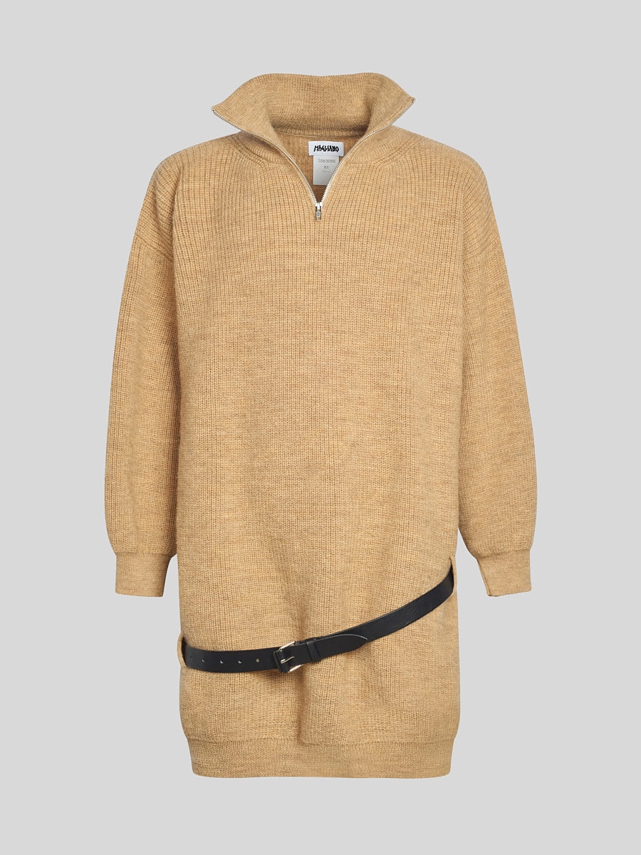 Big Knitted Camion Beige - 3