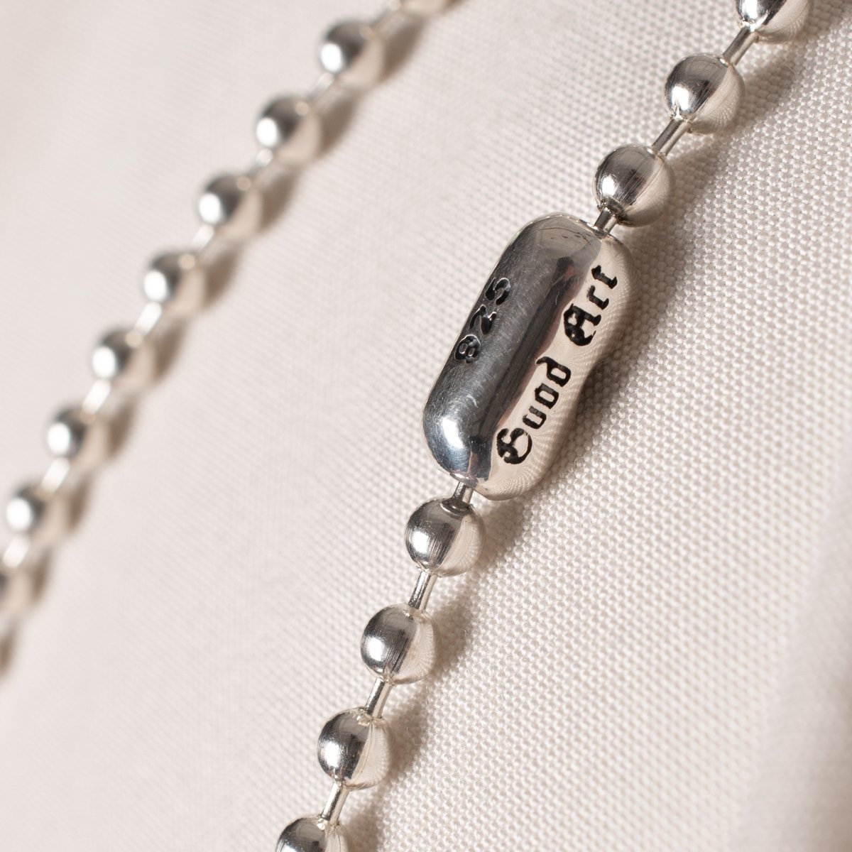 CS-BAL3-24 GOOD ART HLYWD Ball Chain Necklace 3 at 24" - Sterling Silver - 6
