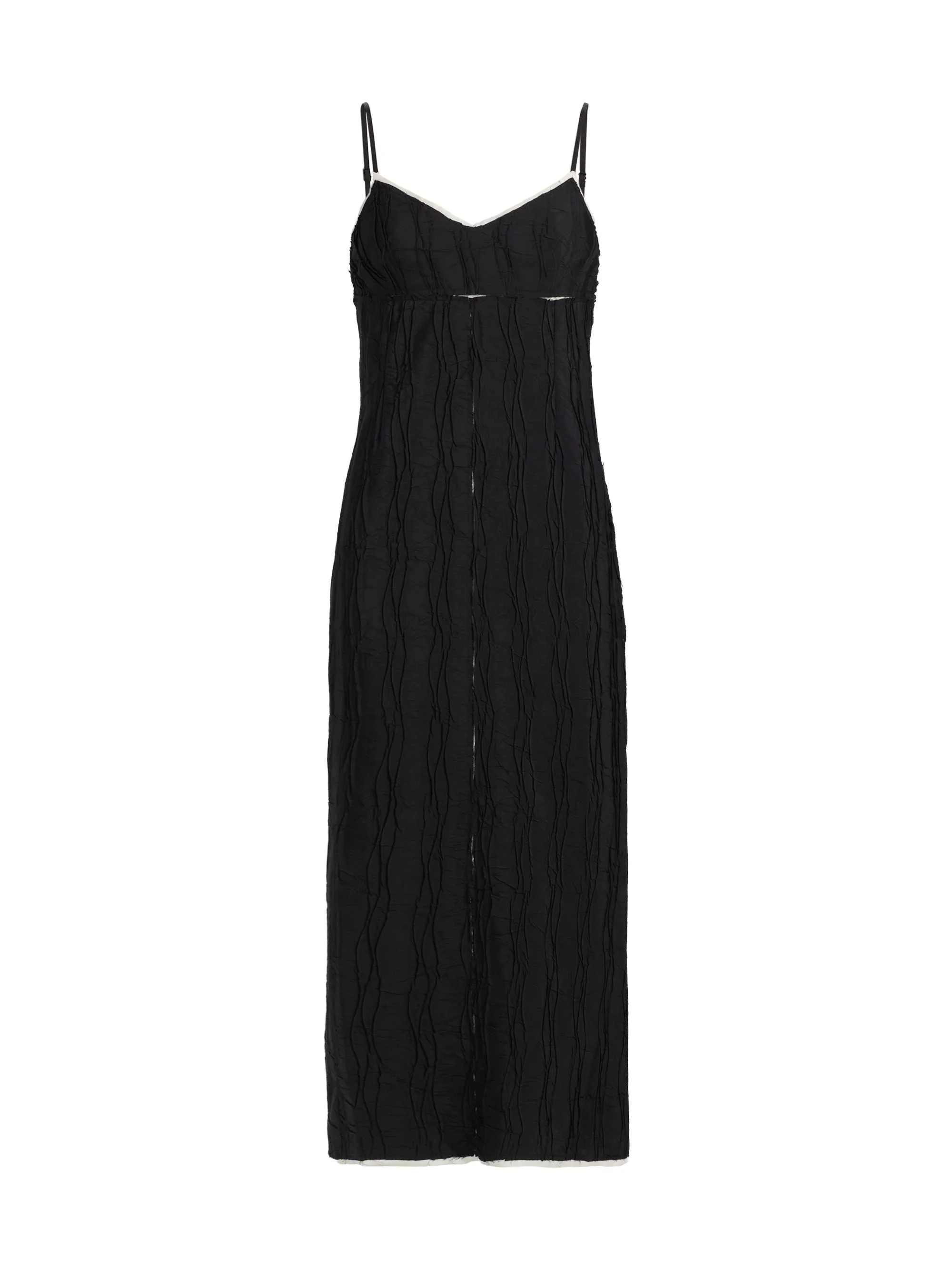 Women's Leah Wavy Midi-Dress - Black Multi - 1