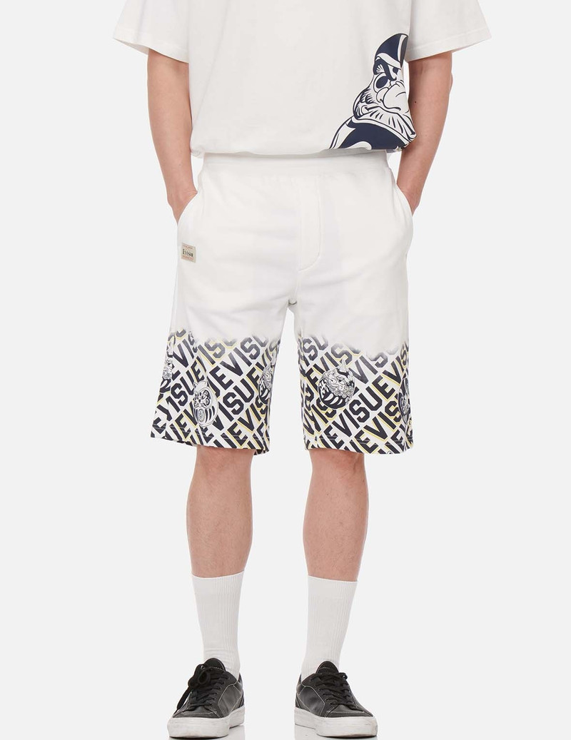 DARUMA MONOGRAM OMBRE PRINT SWEAT SHORTS 3