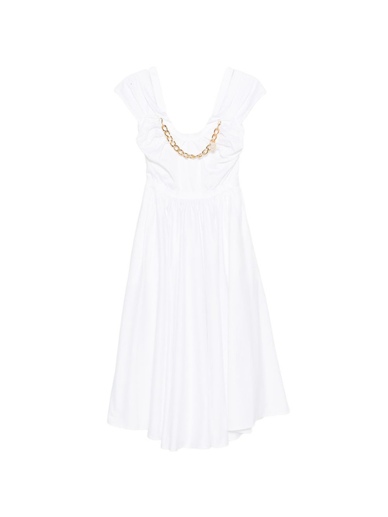 chain-embellishment mini dress 1